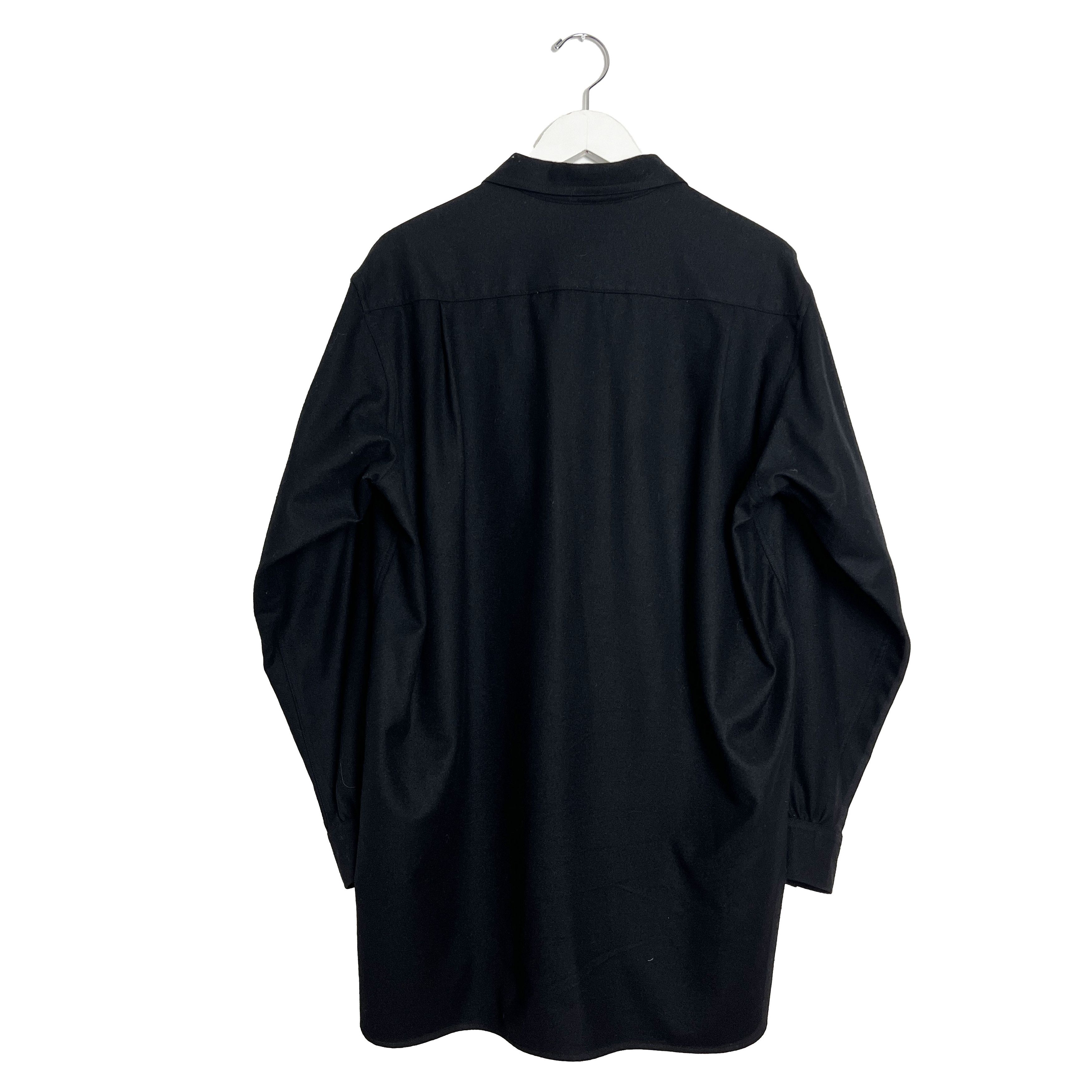 Y's for Men × Yohji Yamamoto Wool Zipped-up Fastening Shirt Jacket Size US M / EU 48-50 / 2 - 2 Thumbnail