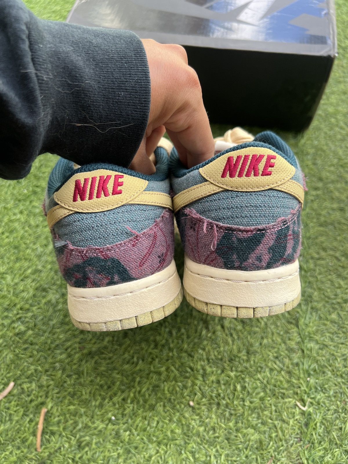 Nike 🍋Nike Dunk Low 'Community Garden' CZ9747-900 Size US 8 / EU 41 - 5 Thumbnail