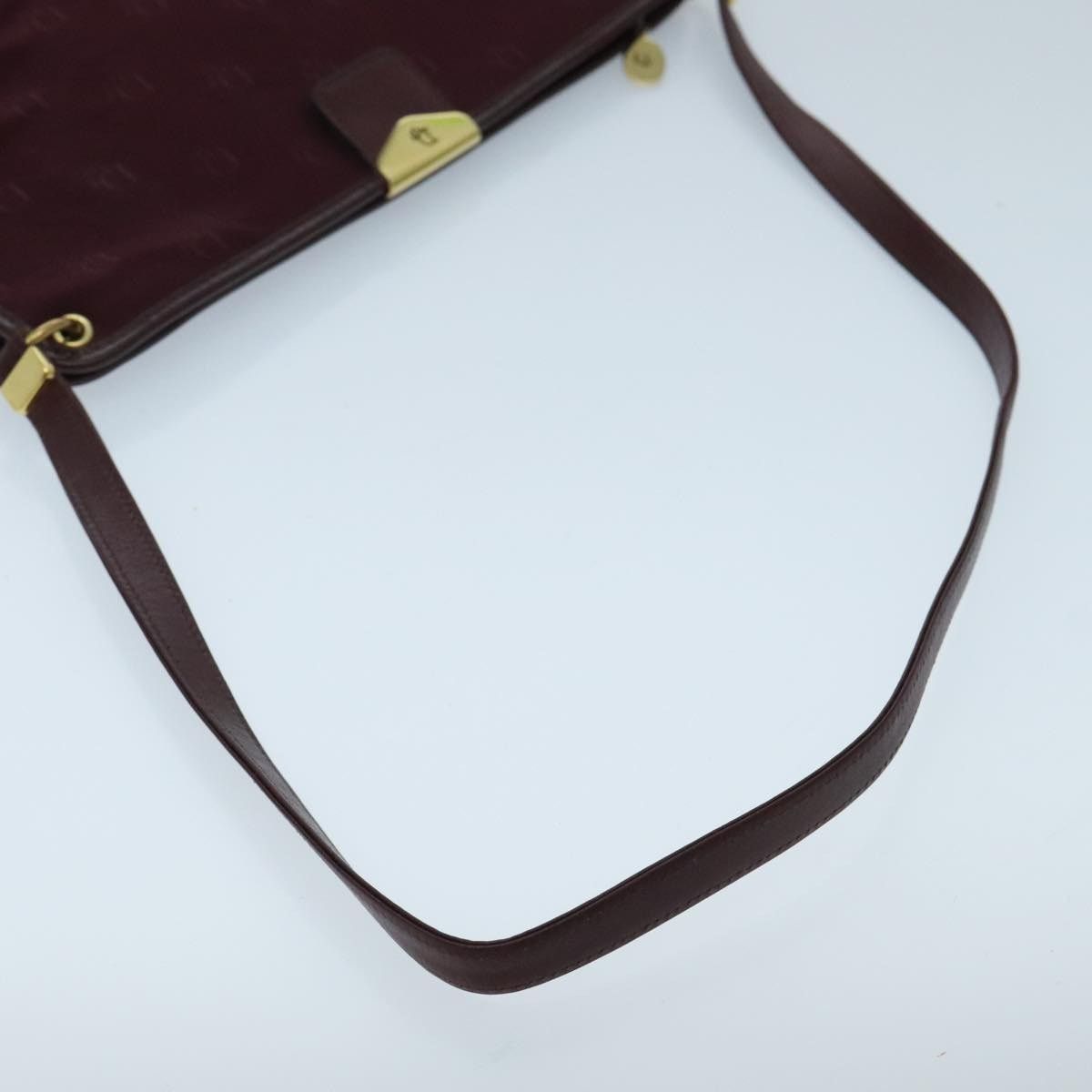 Dior DIOR Shoulder Bag Nylon Leather Wine Red Gold Size ONE SIZE - 7 Thumbnail