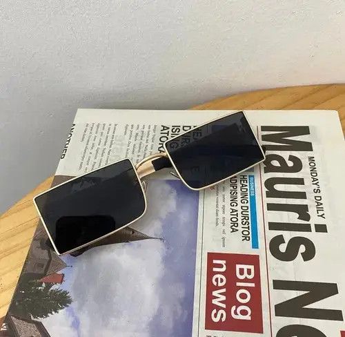 Designer Vintage square frame sunglasses Size ONE SIZE - 3 Thumbnail