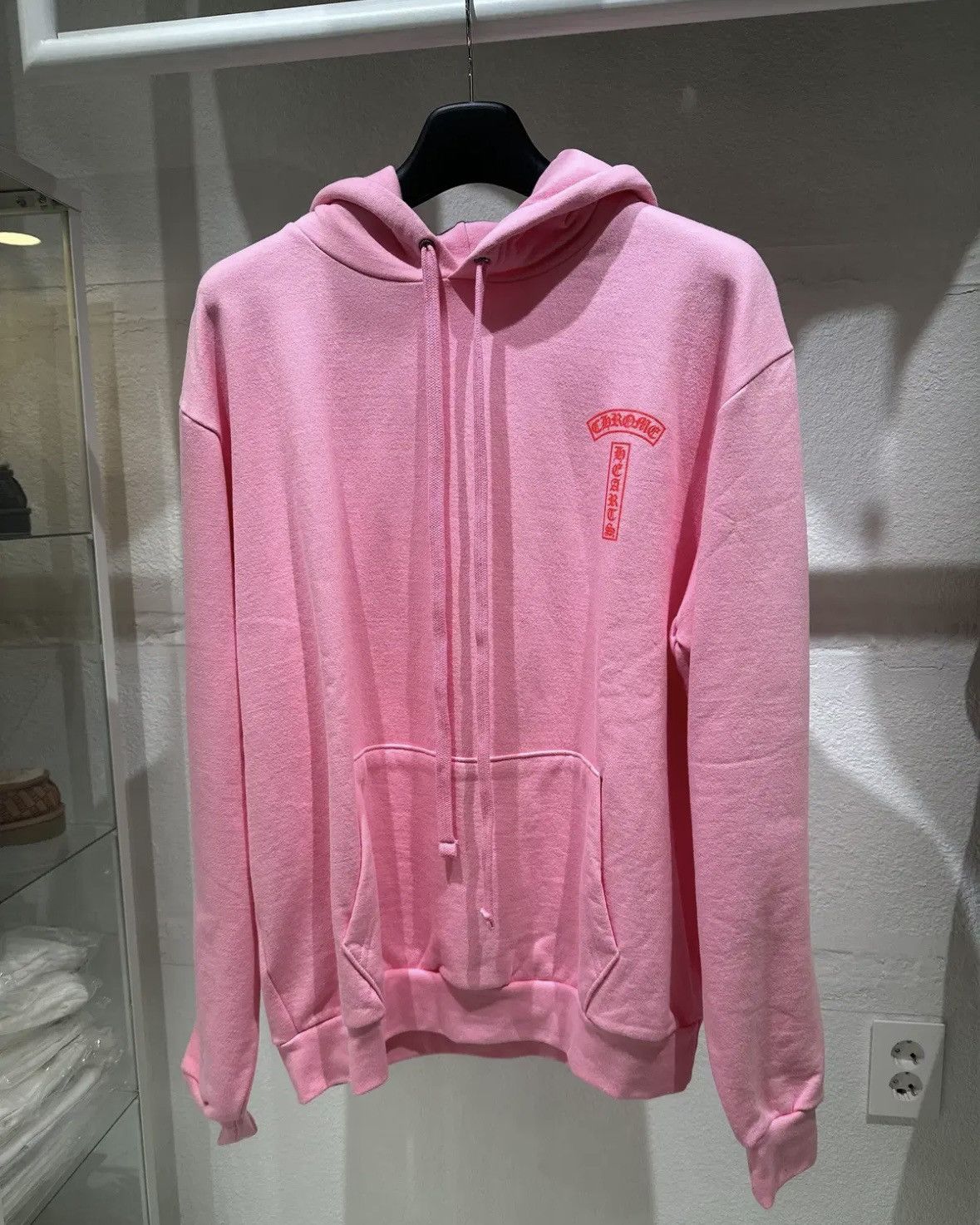 Chrome Hearts Chrome Hearts USA Script Logo Pink Hoodie Size US L / EU 52-54 / 3 - 1 Thumbnail