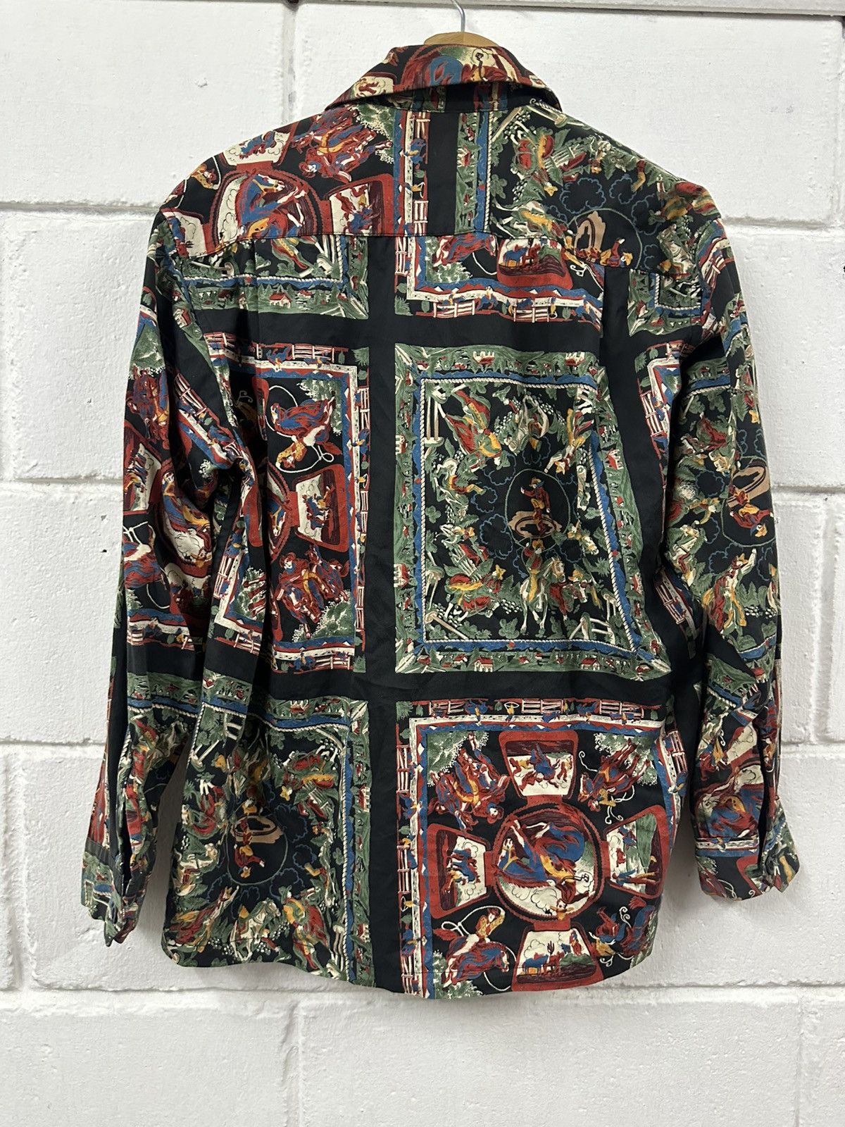 Sugar Cane Vintage Sugar Canes Toyo Enterprise Cowboy Printed L/S Size US L / EU 52-54 / 3 - 3 Thumbnail