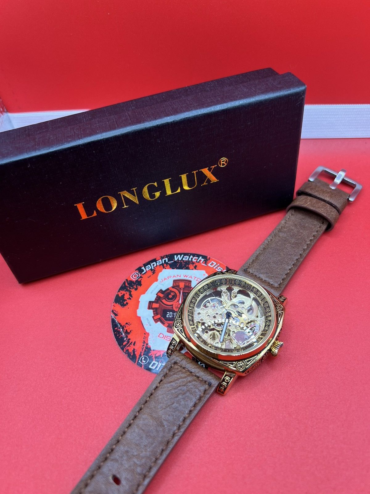 Other LONGLUX mechanical Men's Watch Retro Style Skeleton Size ONE SIZE - 1 Thumbnail