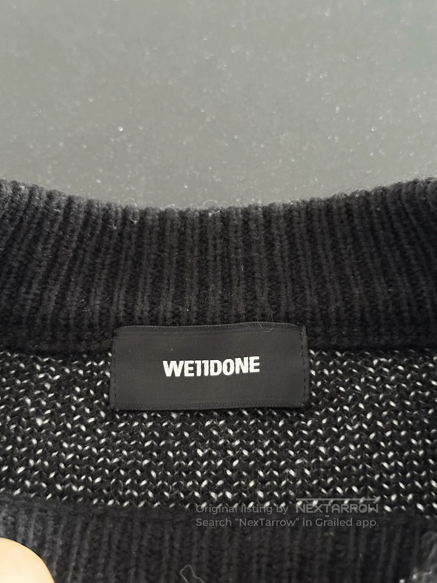 WE11DONE we11done Big Logo Sweater. Size US S / EU 44-46 / 1 - 3 Thumbnail