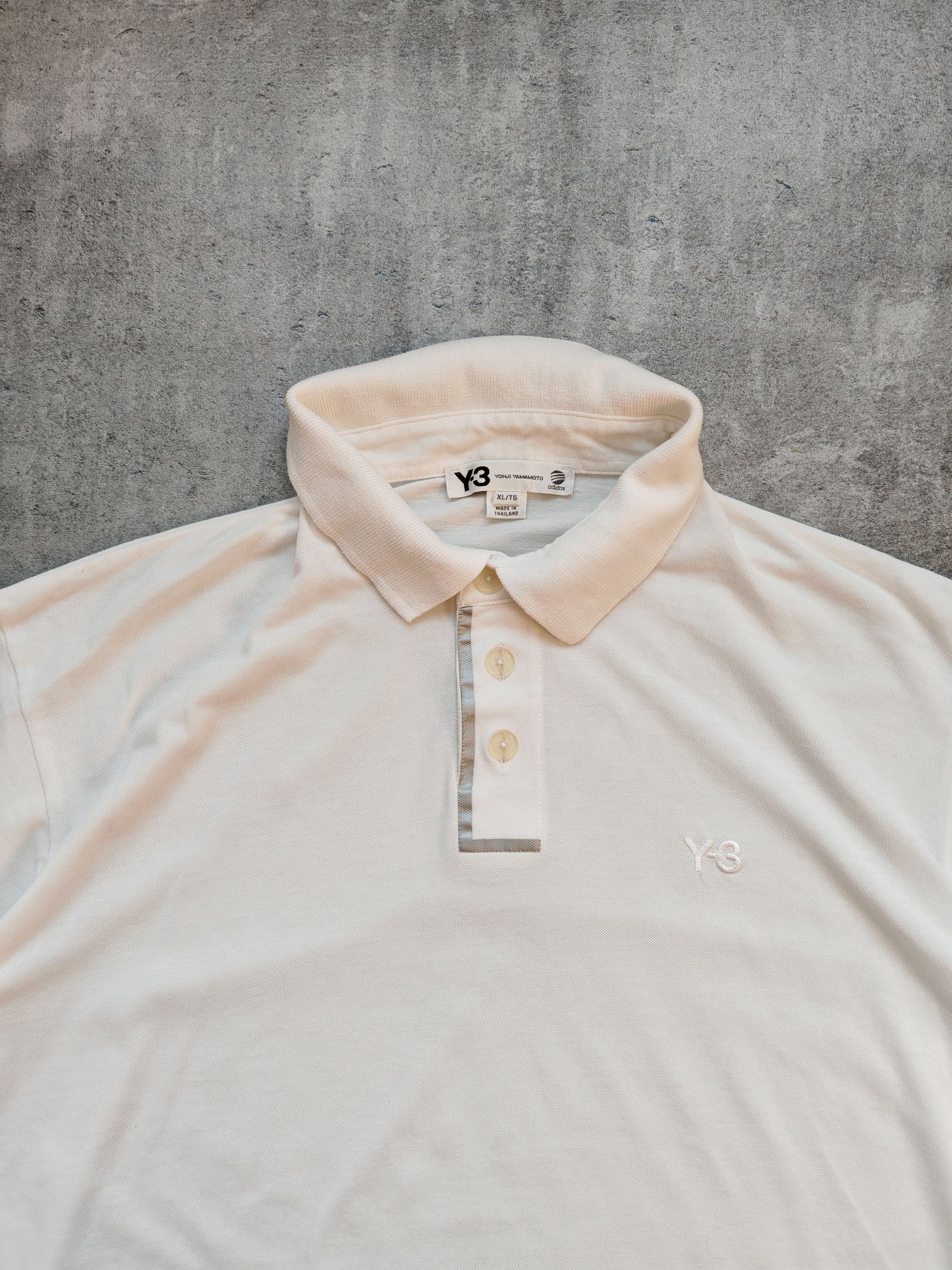 Yohji Yamamoto 🔥Vintage Y-3 Yohji Yamamoto x Adidas Polo T-Shirt 2011 Size US XL / EU 56 / 4 - 3 Thumbnail
