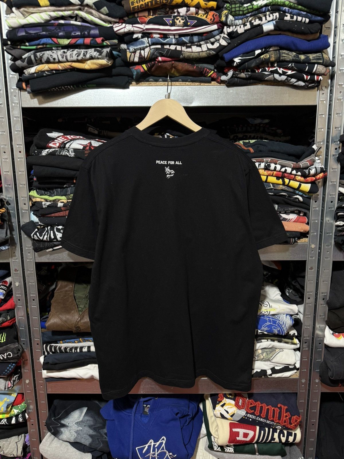 Uniqlo Daido Moriyama Uniqlo Peace For All Retro T-Shirt Y2K Hype Size US XXL / EU 58 / 5 - 2 Thumbnail
