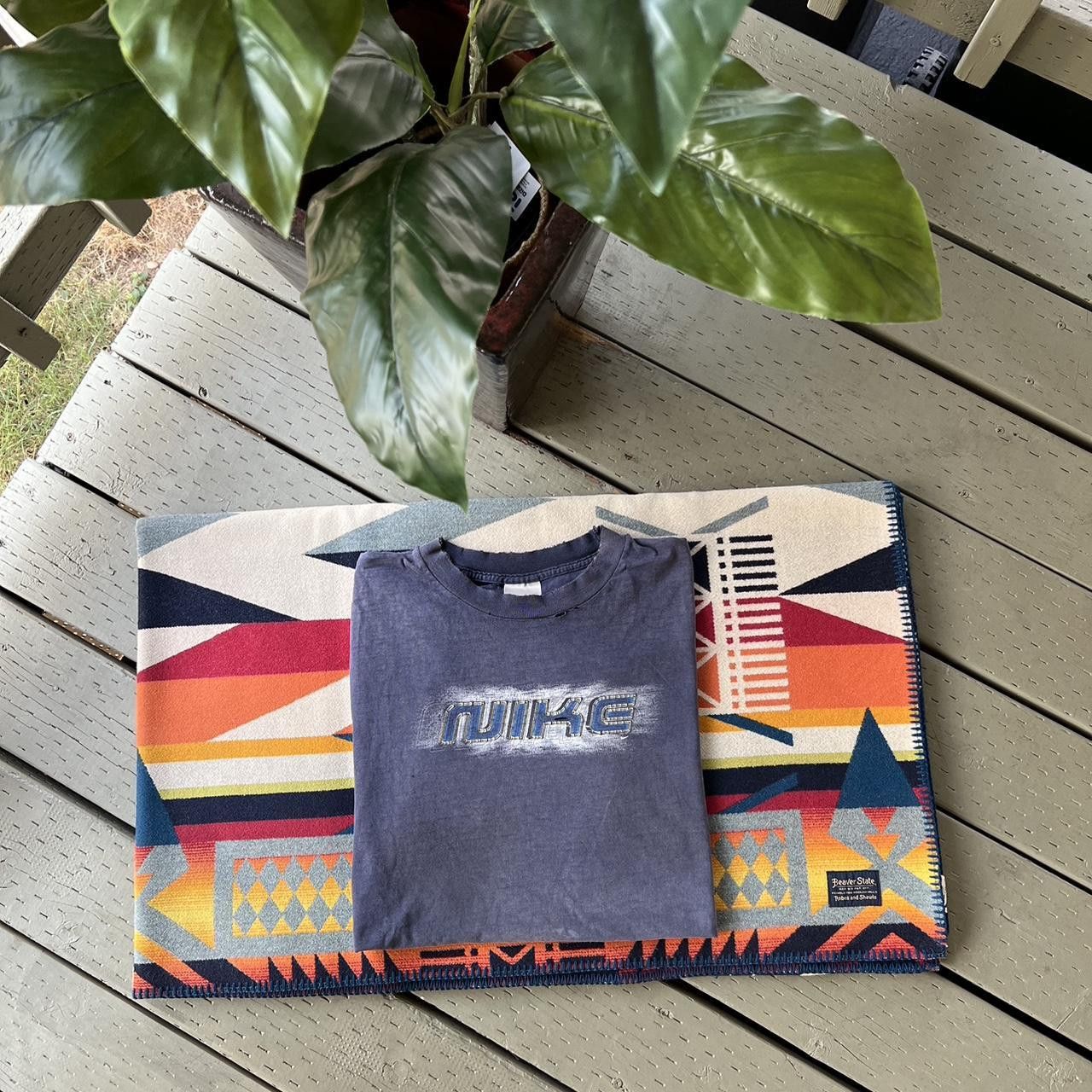 Nike × Vintage Vintage Nike Mid Check Logo T-shirt Large Size US XXL / EU 58 / 5 - 3 Thumbnail