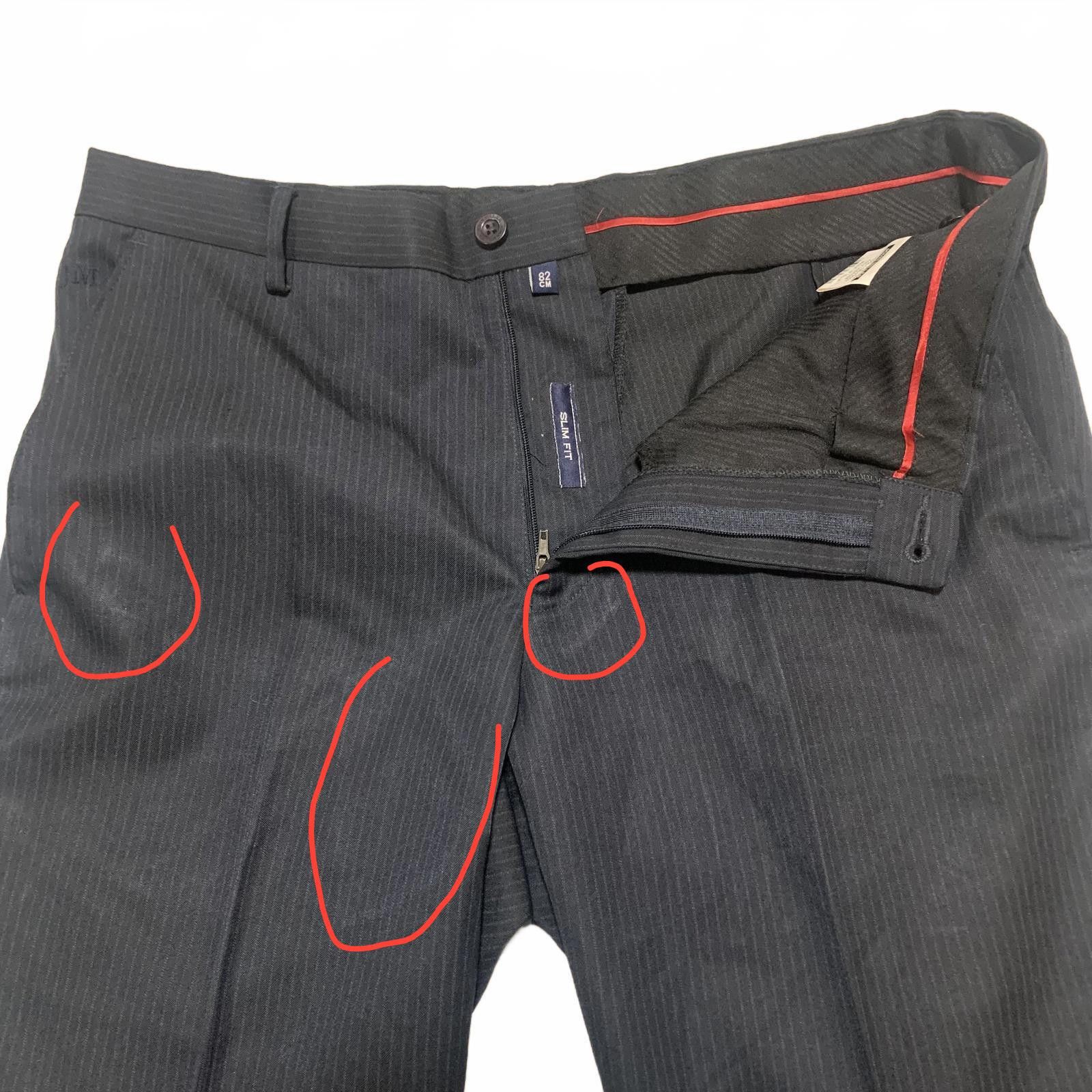 Other John Miller Super Crease Men's W32 Black Dress Pants Size 38R - 2 Thumbnail
