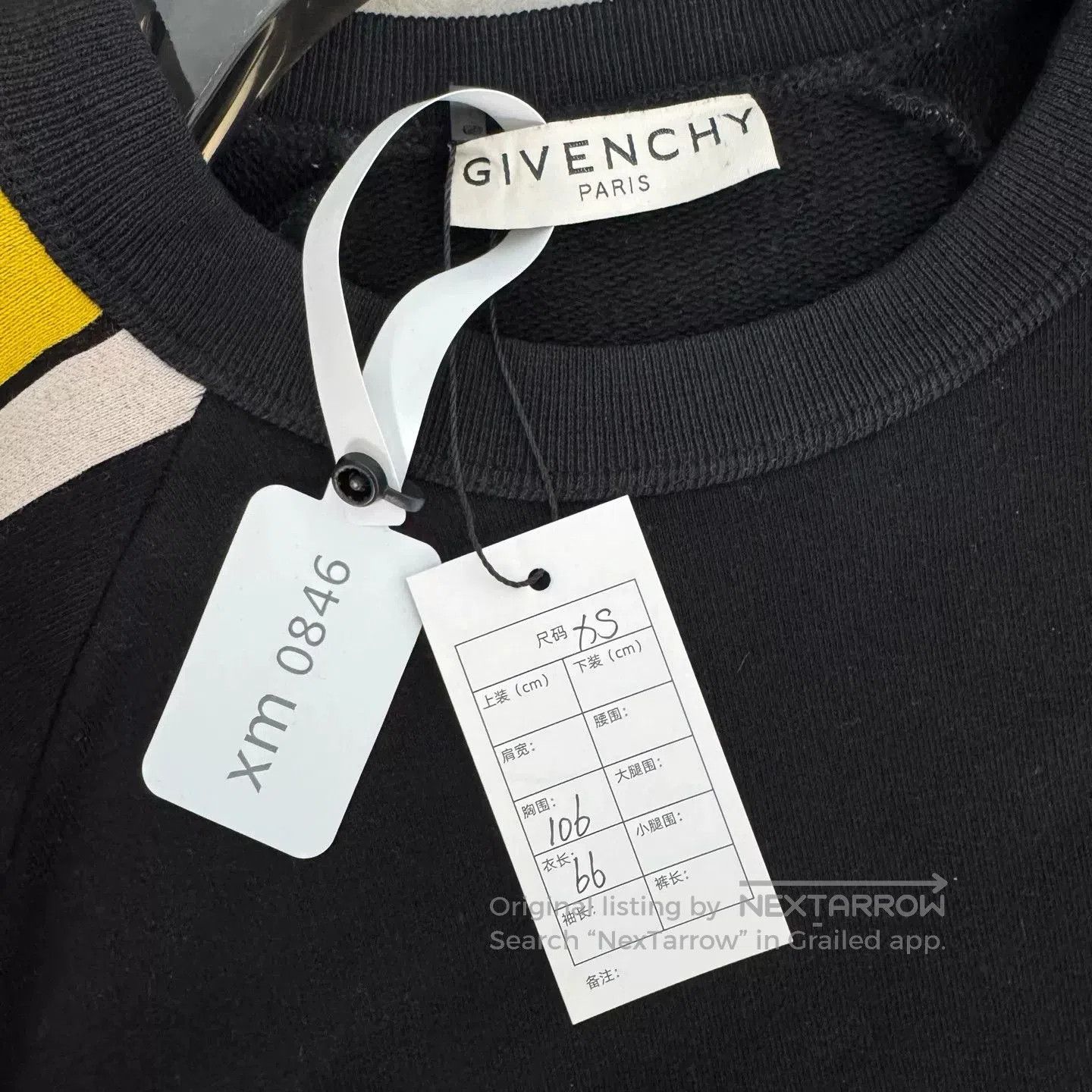Givenchy Givenchy Colorblock Lettered Sweatshirt. Size US XS / EU 42 / 0 - 3 Thumbnail