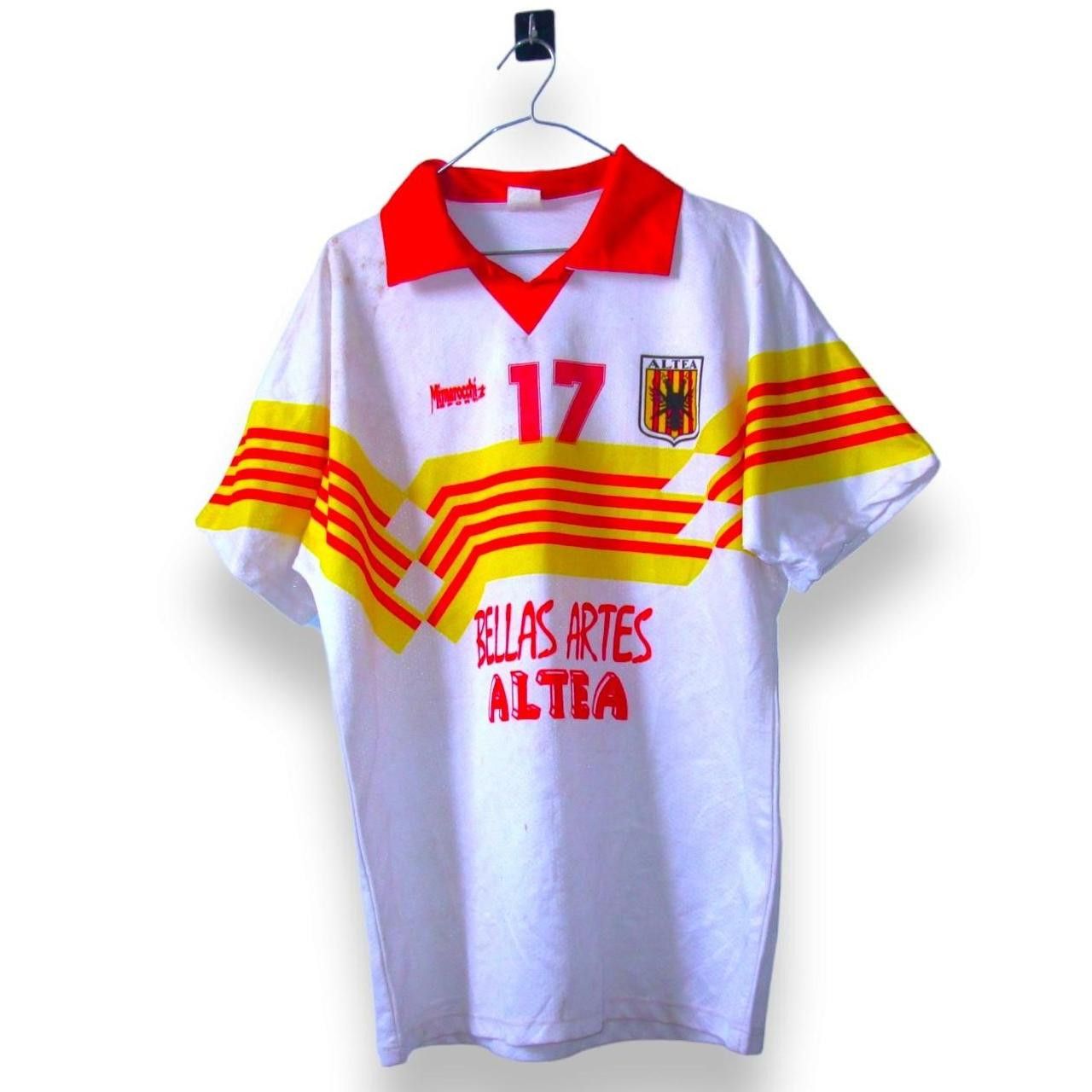 Other UD Altea 1990 1992 Away Shirt Jersey football soccer Size US L / EU 52-54 / 3 - 1 Thumbnail