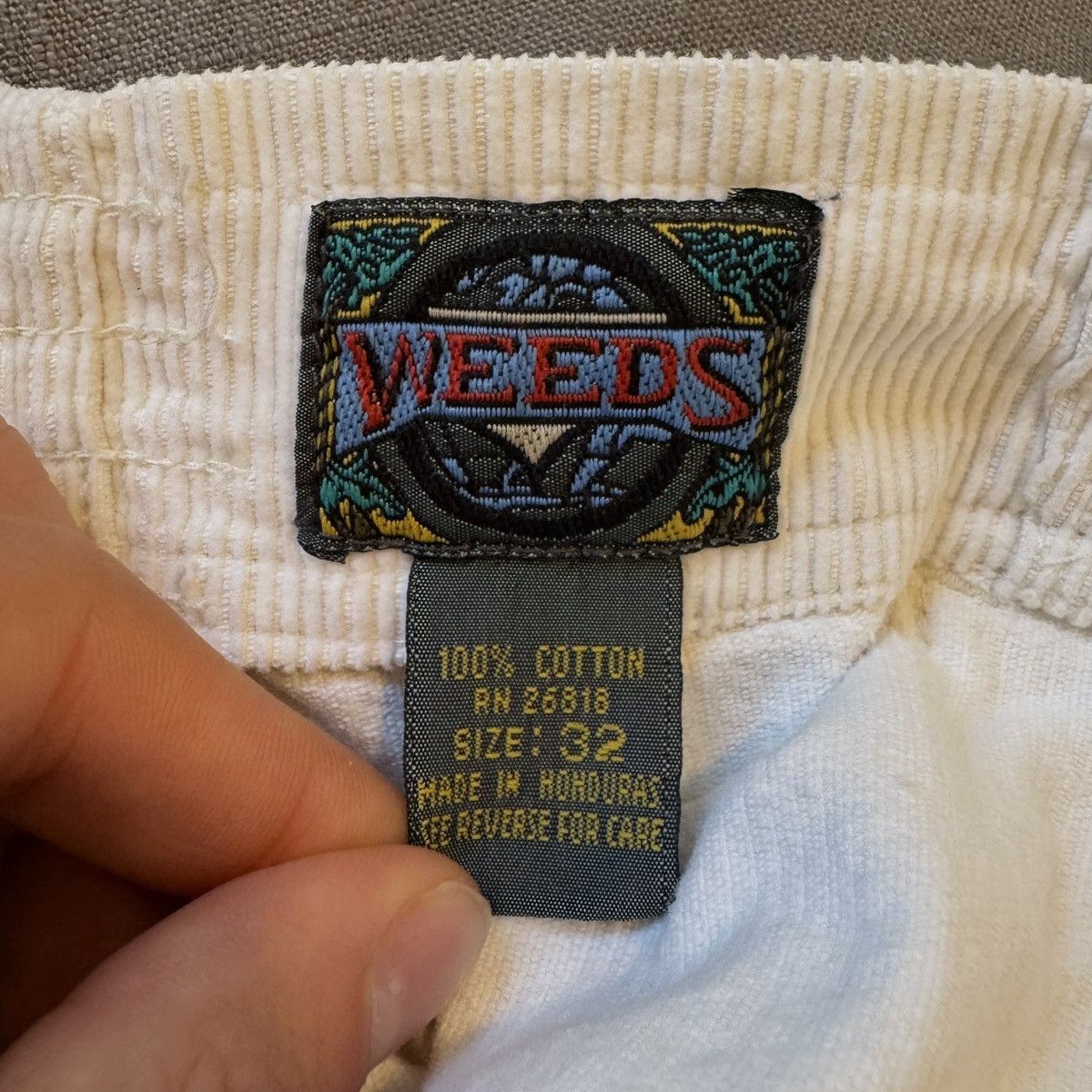 Store Vintage “Weeds” 1970s Corduroy Shorts