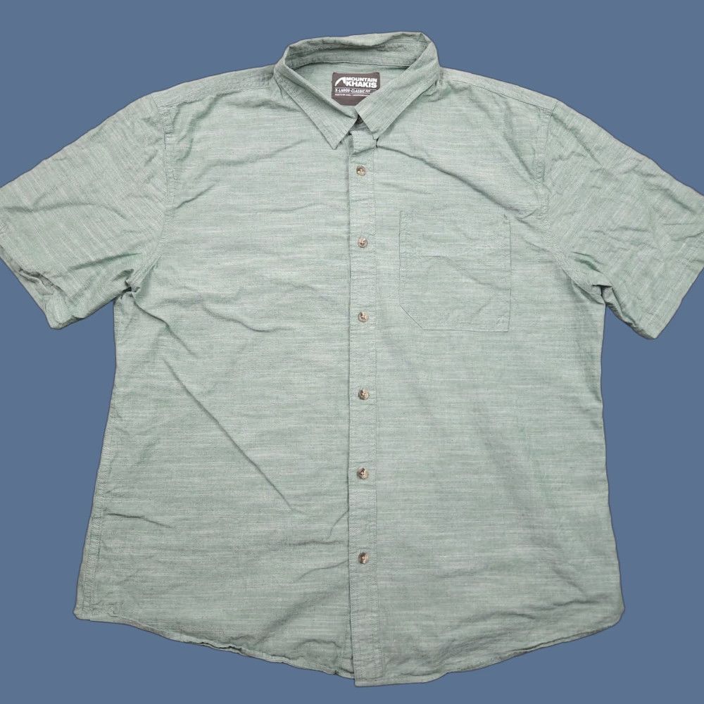 Mountain Khakis Mountain Khakis Shirt Mens XL Green Button Up 100% Organic Cotton Casual Outdoor Shirt Size US XL / EU 56 / 4 - 1 Thumbnail
