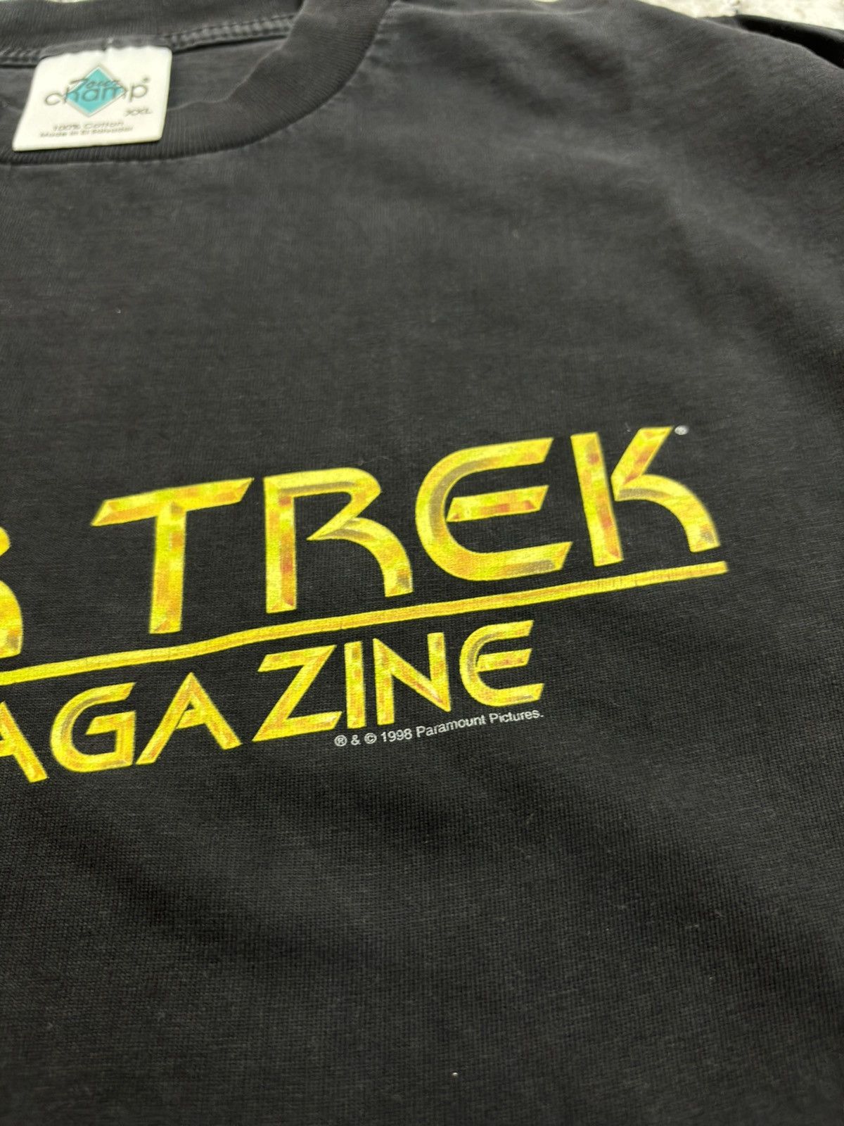 Vintage vintage Star Trek t shirt 1998 Star Wars 90s y2k galaxy Size US XXL / EU 58 / 5 - 2 Thumbnail