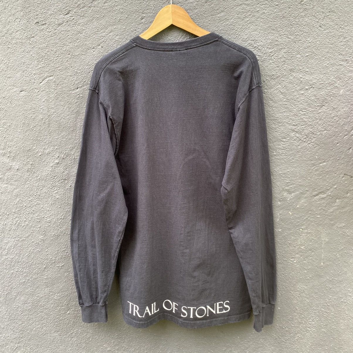 Band Tees Thrashed Faded Vintage Y2K Silver Side Trail Of Stones Tee Size US L / EU 52-54 / 3 - 2 Thumbnail