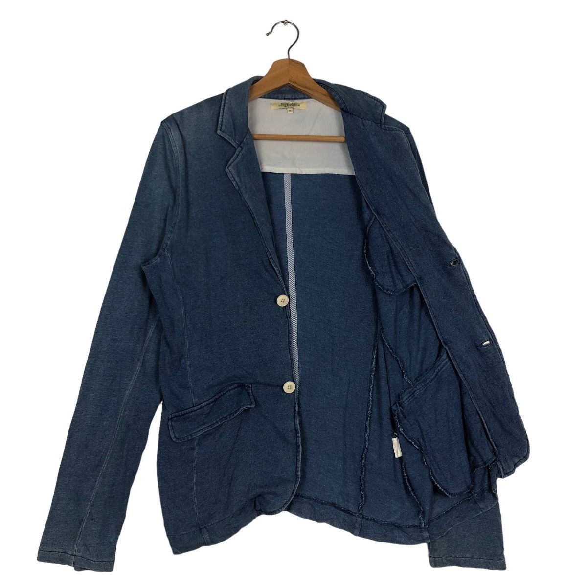 Japanese Brand 🔥Denim Light Cardigan Jacket M2Squared Ready Made Size US M / EU 48-50 / 2 - 8 Thumbnail