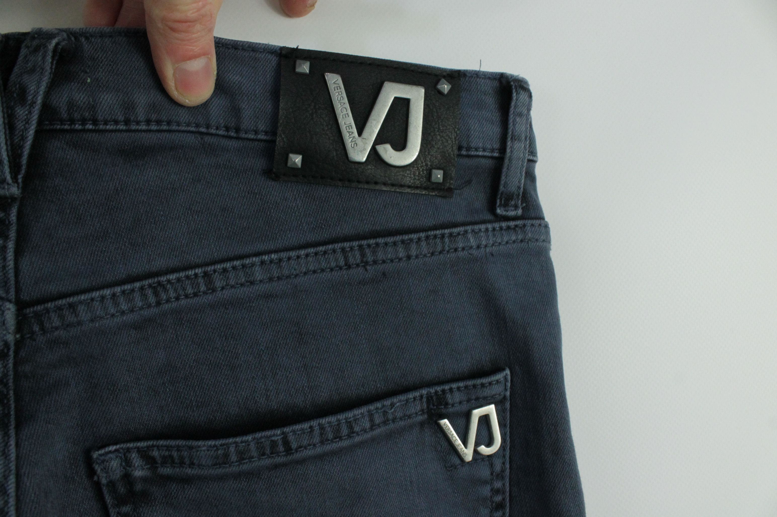 Versace Jeans Couture Versace Slim Fit Blue Denim Jeans Men's Size US 28 / EU 44 - 6 Thumbnail