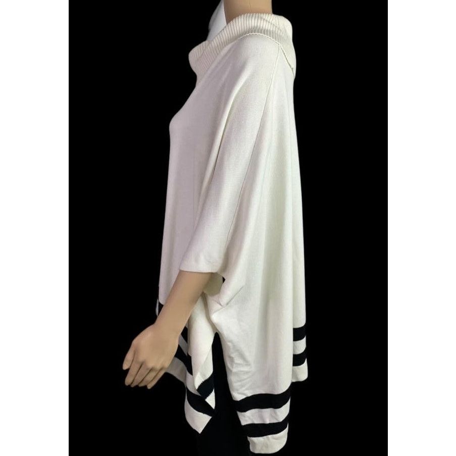 Calvin Klein Calvin Klein Womens Medium Cowl Neck Poncho Sweater Size M / US 6-8 / IT 42-44 - 5 Thumbnail