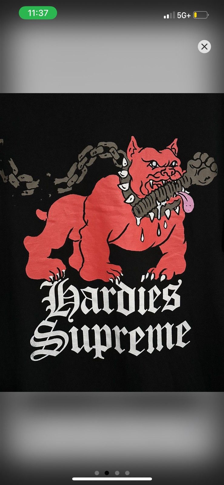 Supreme X Hardies Dog Tee