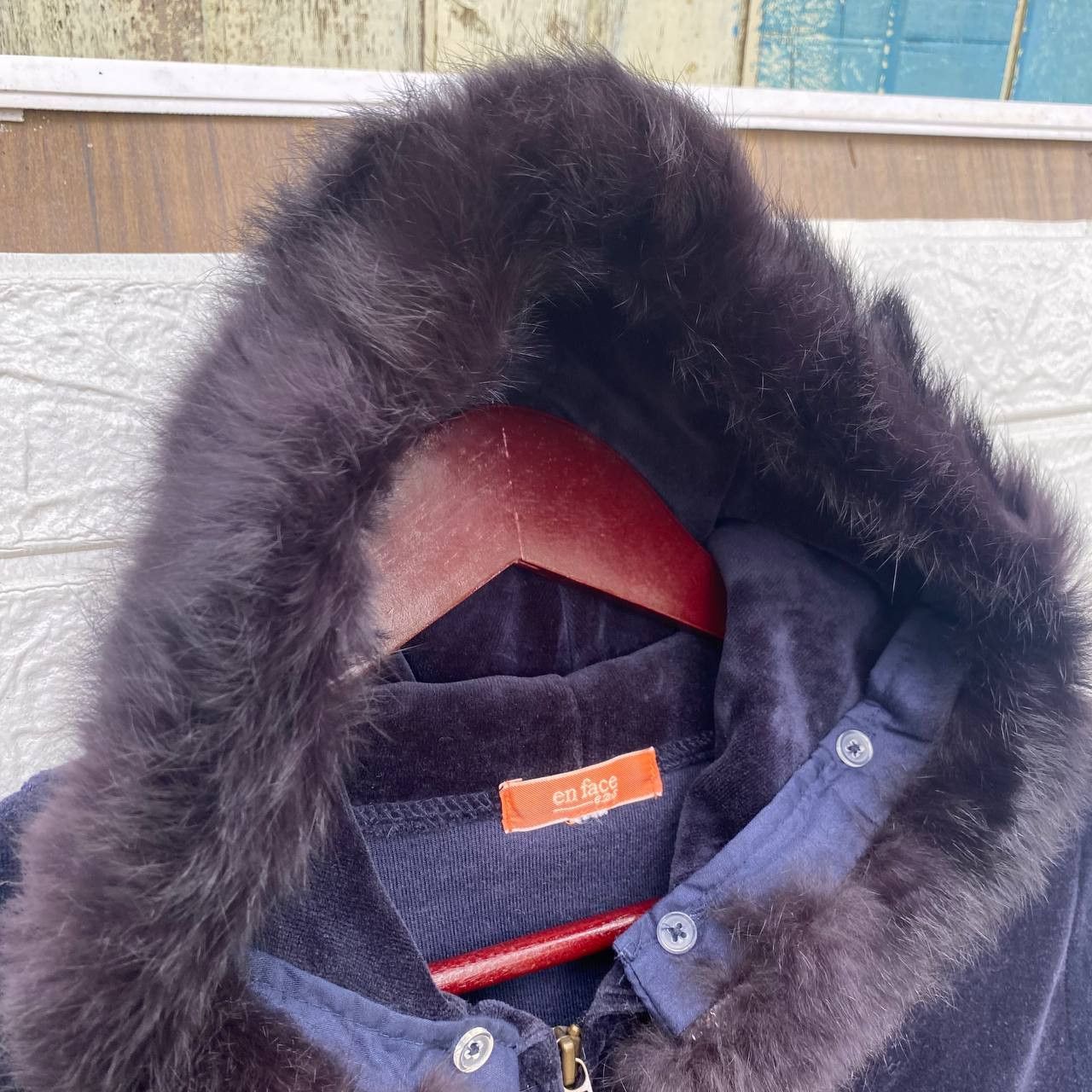 If Six Was Nine × Le Grande Bleu (L.G.B.) × Vintage Vintage Faux Fur Zipper Jacket lgb style By En Face Size US S / EU 44-46 / 1 - 2 Thumbnail