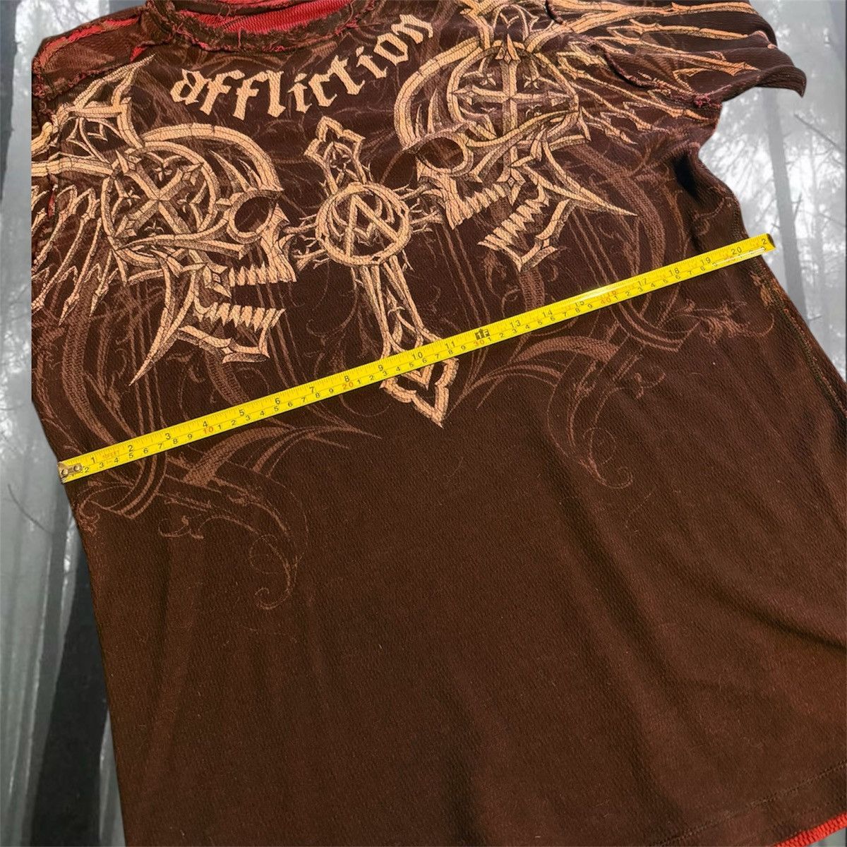 Affliction Vintage Reversible Affliction Thermal Longsleeve Size US XL / EU 56 / 4 - 4 Thumbnail