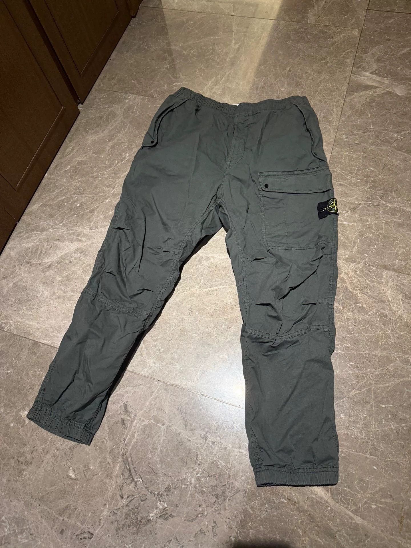 Stone Island Stone Island Green Casual Pants 33 Men Size US 33 - 1 Thumbnail