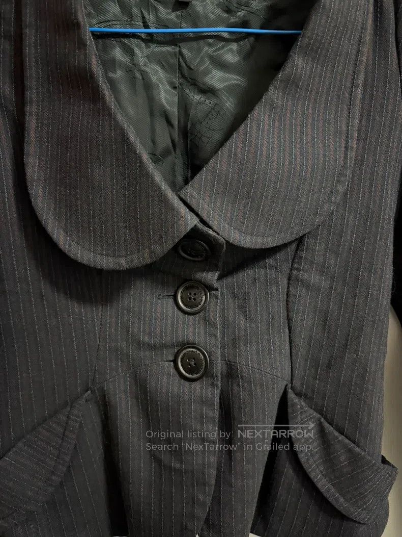 Vivienne Westwood Vivienne Westwood Dark Patterned Striped Lapel Blazer Jack Size M / US 6-8 / IT 42-44 - 9 Thumbnail