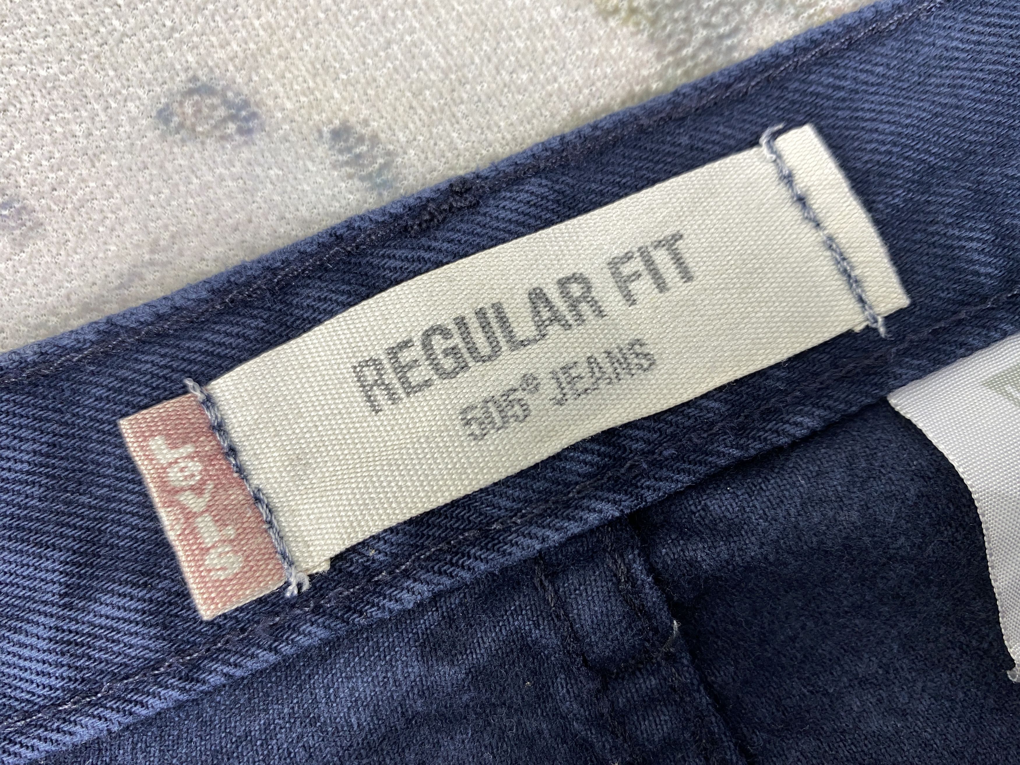 Levi's Vintage Levis 505 Regular Fit Jeans NavyFaded Indigo 31x29.6 Size US 31 - 9 Thumbnail