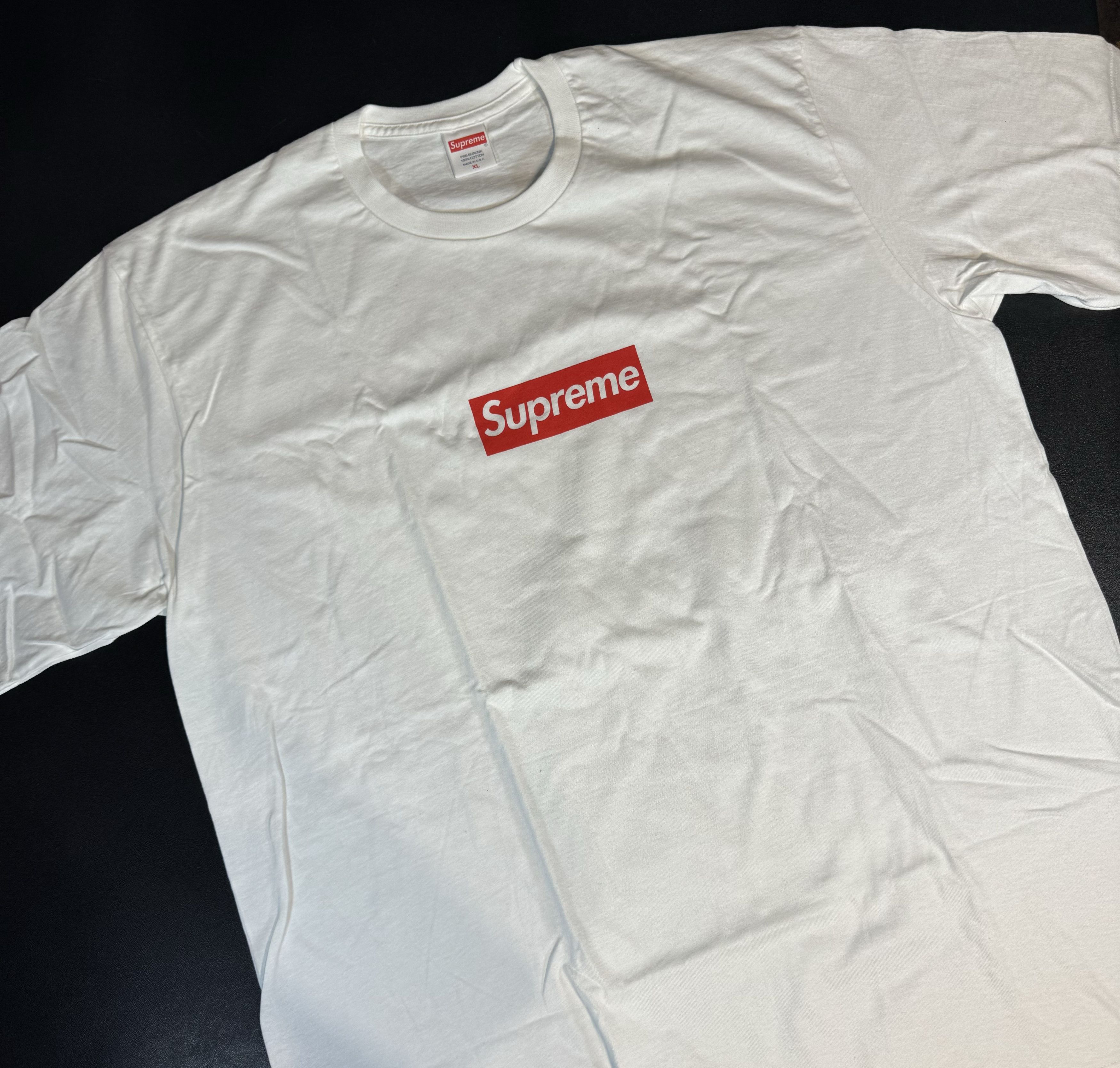 image of Supreme West Hollywood La Grand Opening Box Logo Tee White, Men's (Size XL)