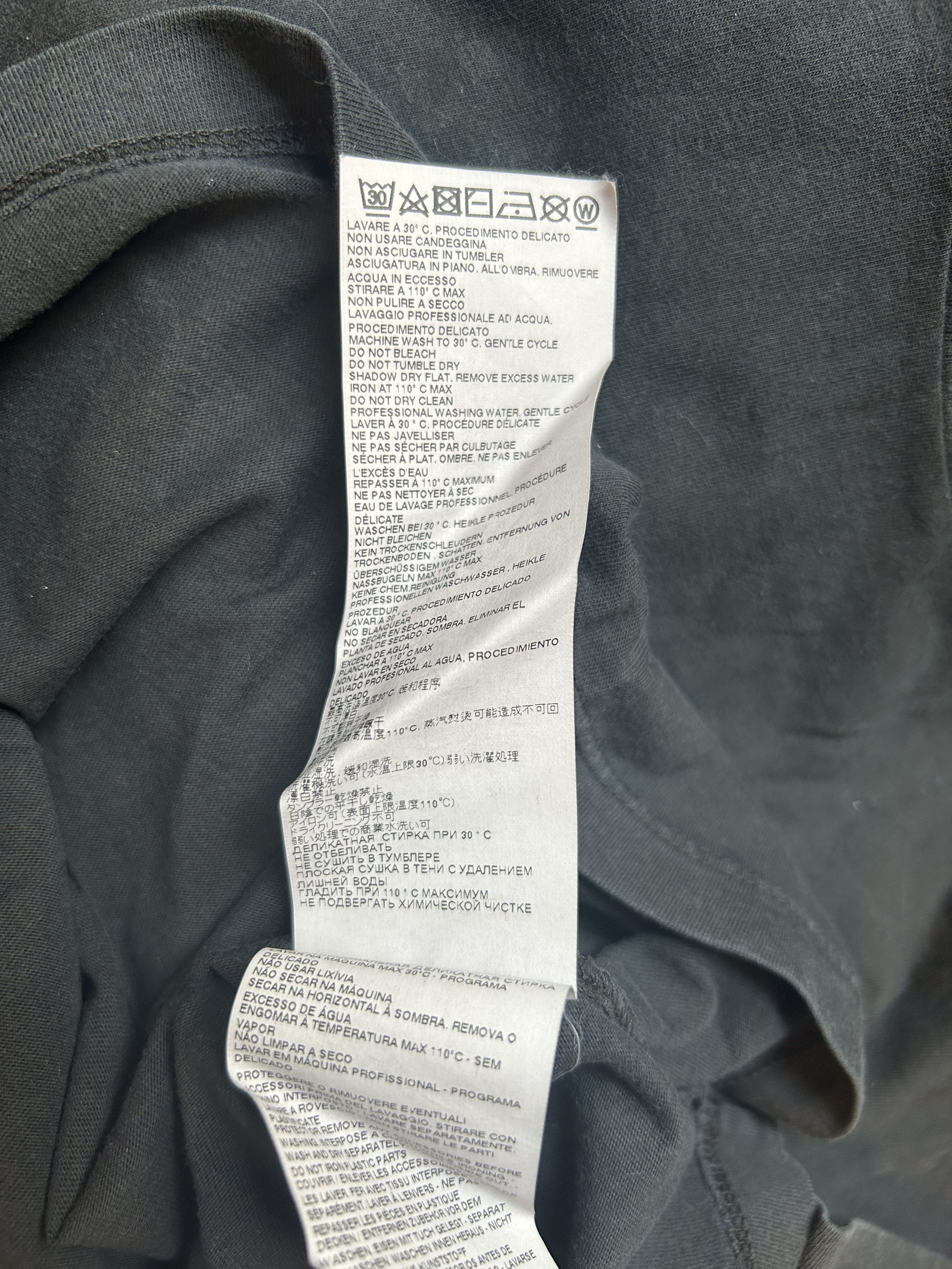 Maison Margiela MM6 Maison Margiela Cropped T-Shirt, Washed Black XS Size XS / US 0-2 / IT 36-38 - 6 Thumbnail