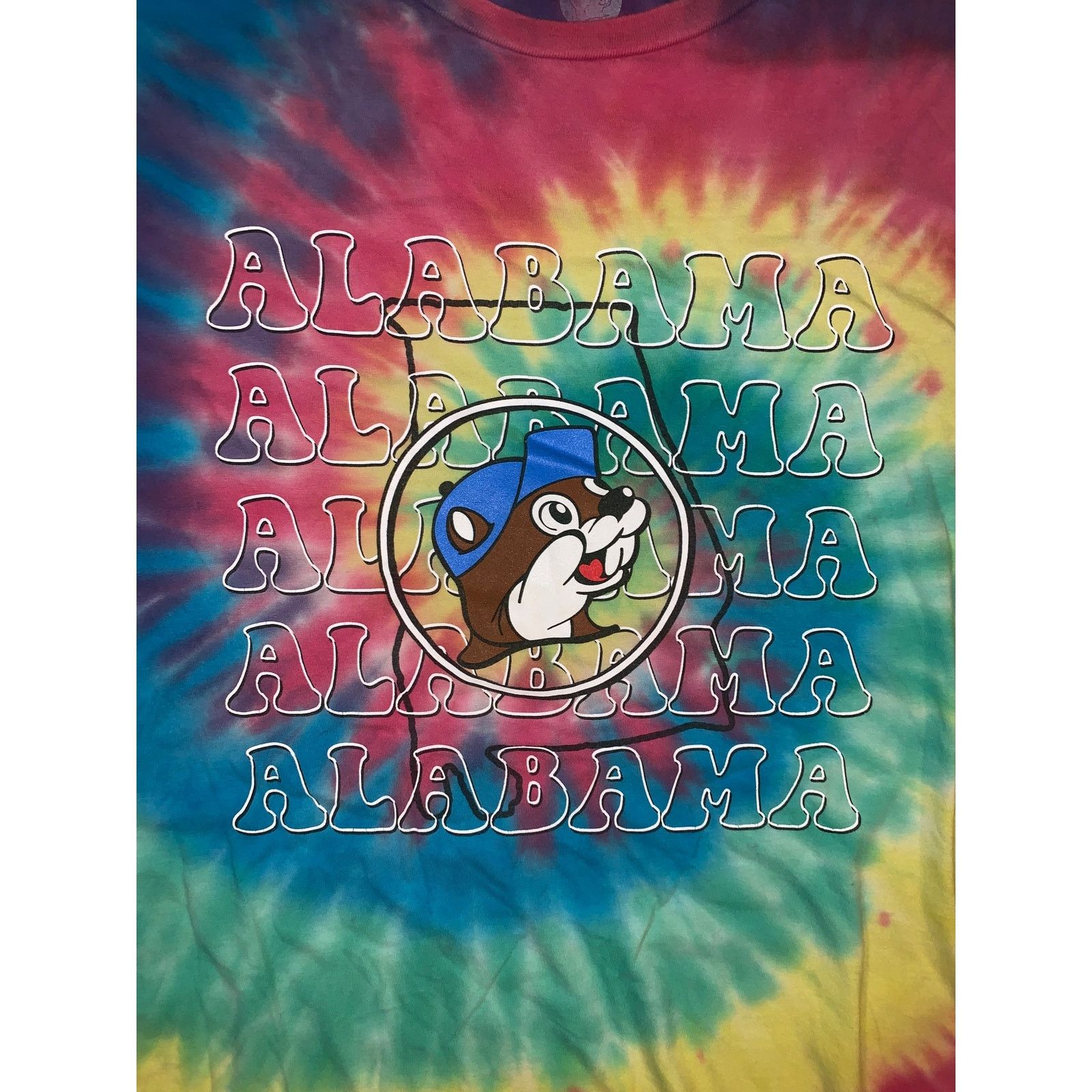 Other Buc-ee’s Alabama Tie Dye T Shirt XL Buccees Beaver Logo Size US XL / EU 56 / 4 - 1 Thumbnail