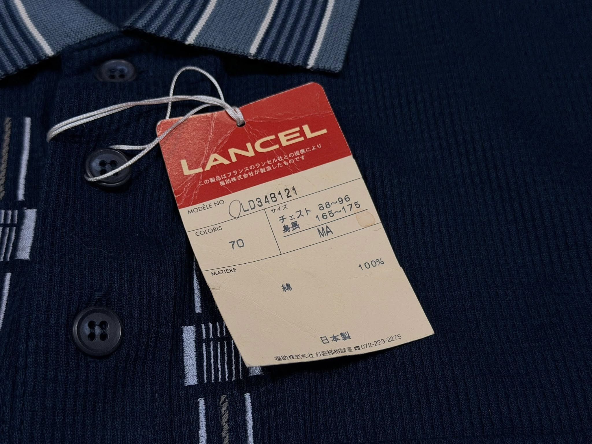 Lancel LANCEL polo tee x designer S 2224 Size US S / EU 44-46 / 1 - 12 Thumbnail