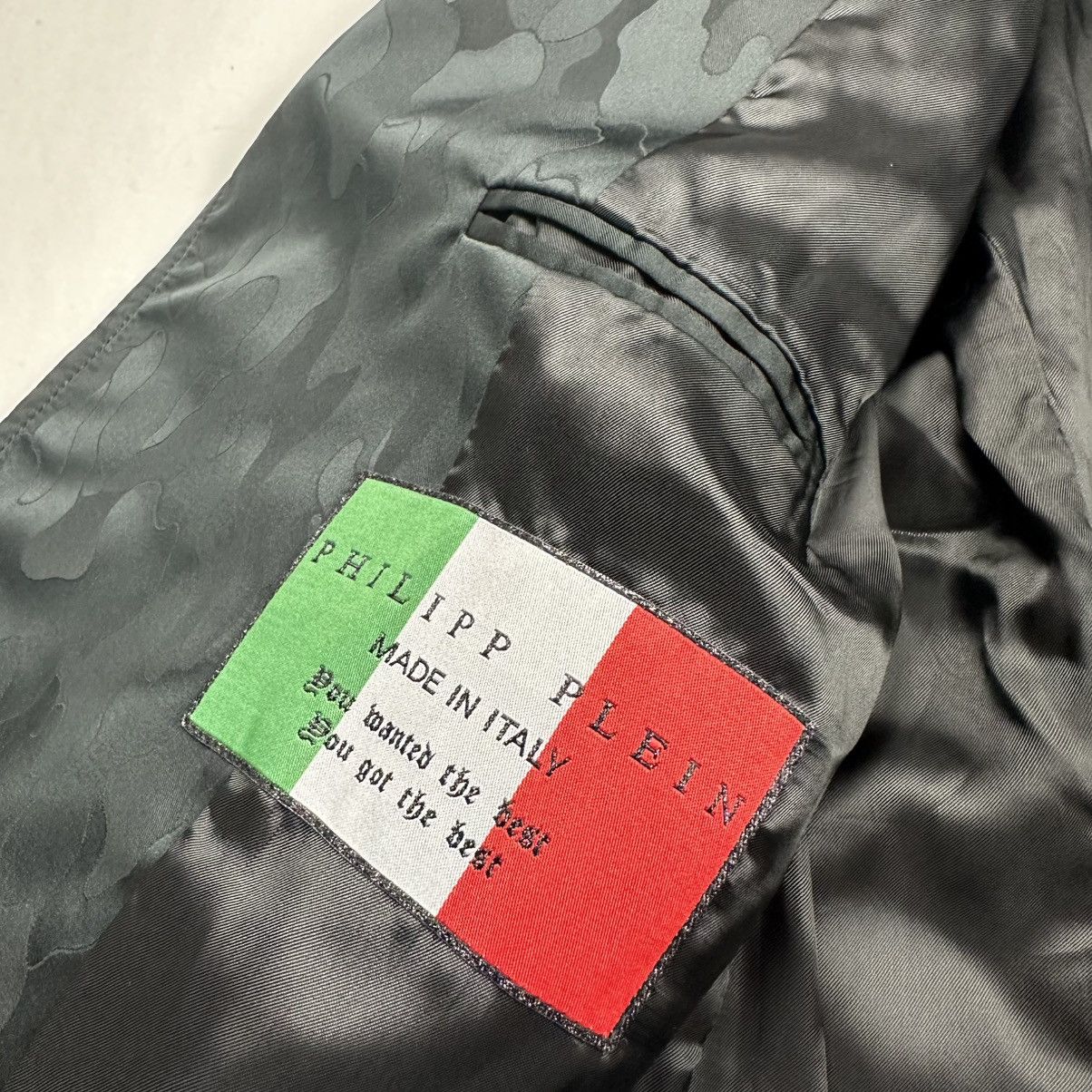 Philipp Plein Philipp Plein Homme Mainline Camo Zip Jacket Black Size US M / EU 48-50 / 2 - 10 Thumbnail