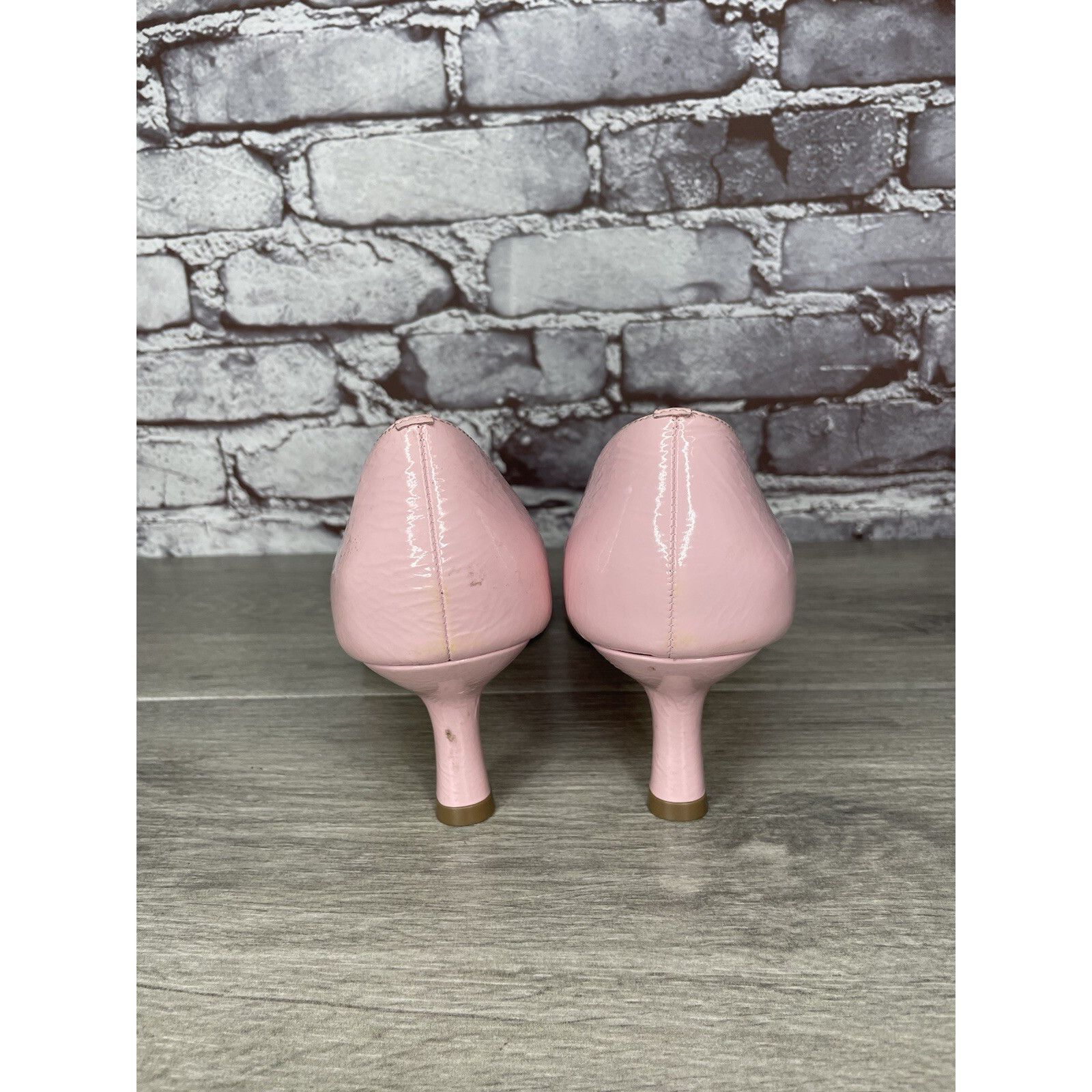Anthropologie Anthropologie Maeve Heart Pink Patent Pink Valentines Love P Size US 10.5 / IT 40.5 - 4 Thumbnail