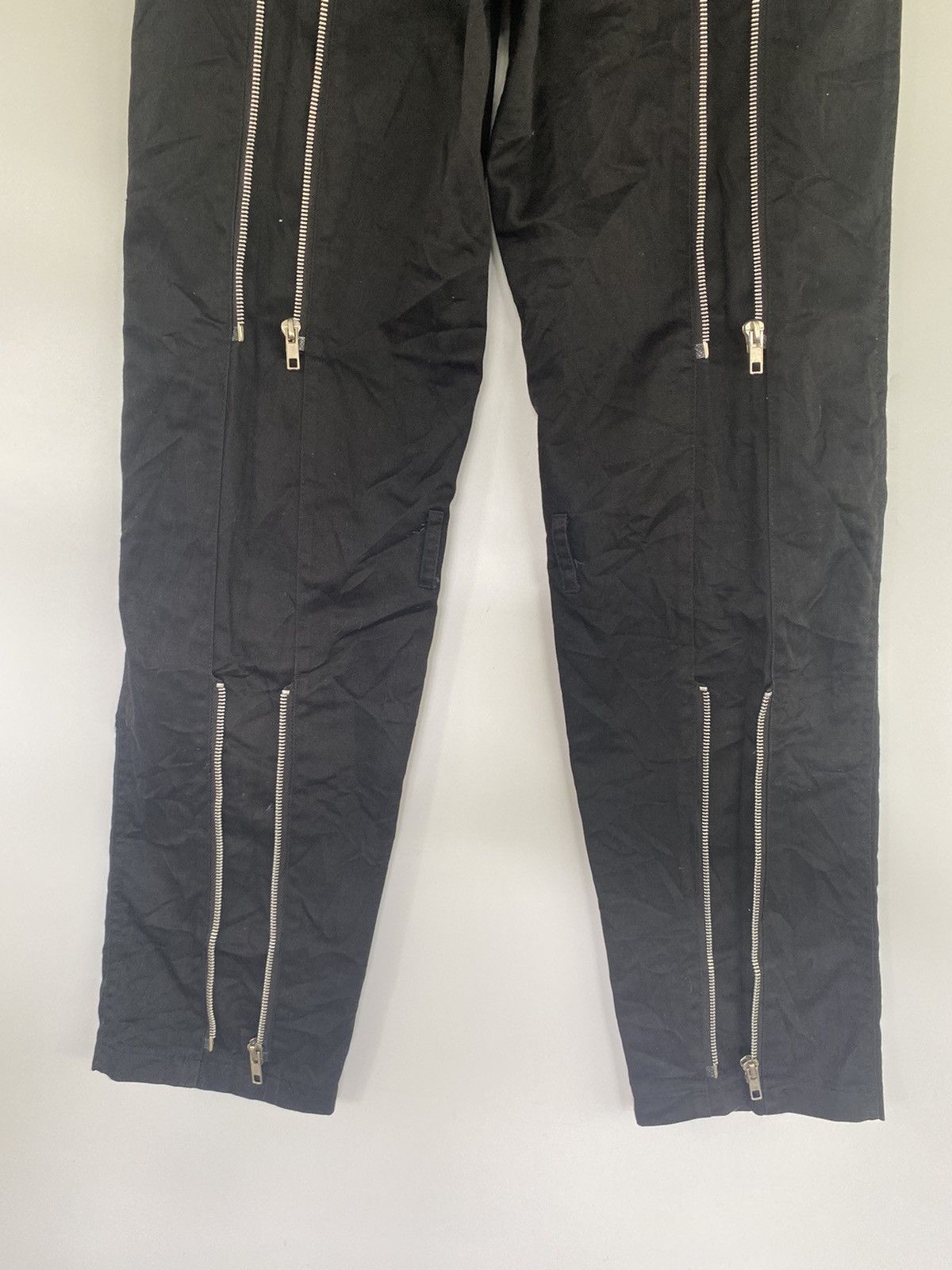 Designer × Japanese Brand Marajuku Fromm Japanese Brand Punk Zipper Adjuster Leg Pants Size 30" / US 8 / IT 44 - 7 Thumbnail