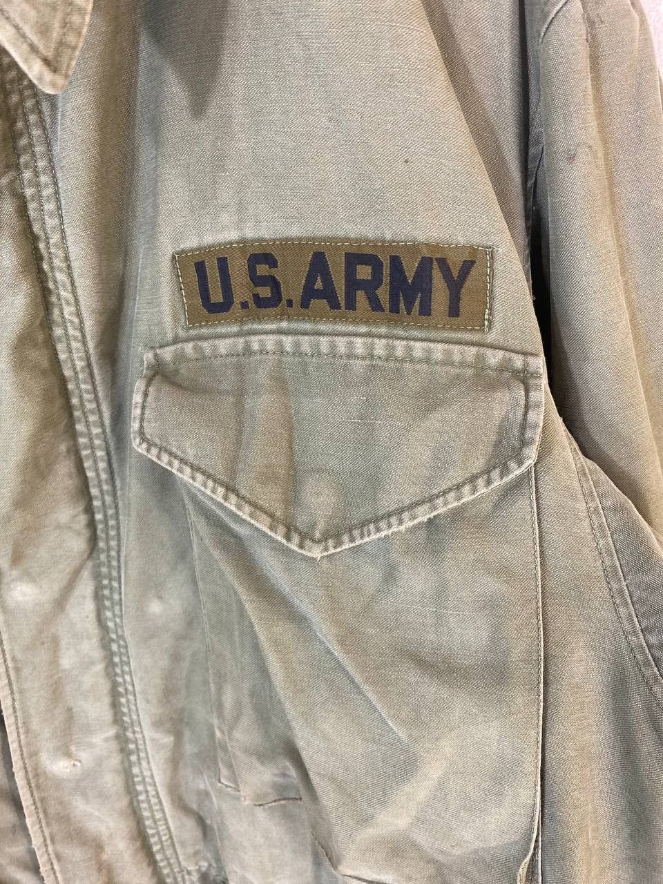 Vintage vintage us army heavy jacket distressed talon zipper Size US XL / EU 56 / 4 - 3 Thumbnail