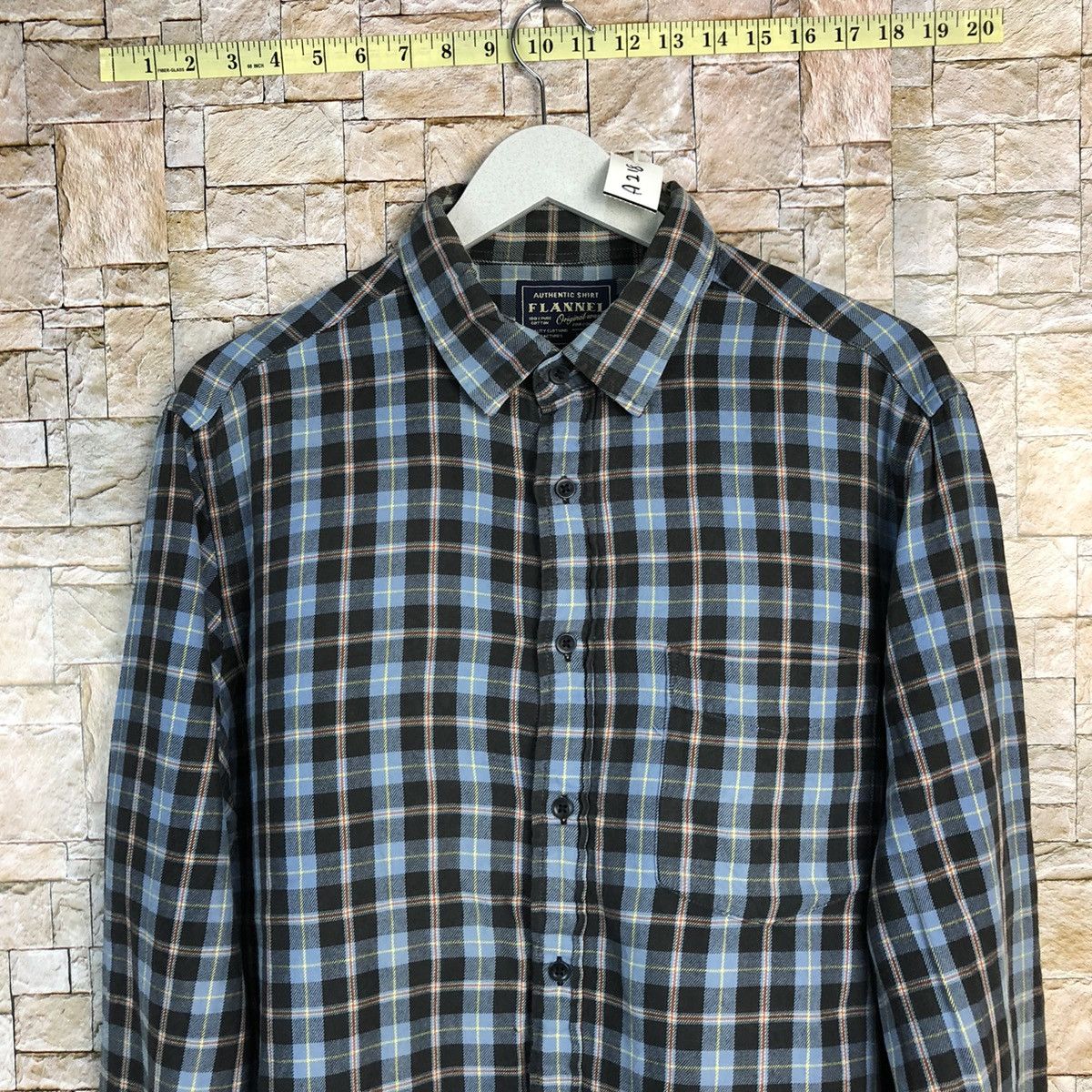 Flannel × Uniqlo Uniqlo Blue Checkred Flannel vintage #A218 Size US XL / EU 56 / 4 - 5 Thumbnail