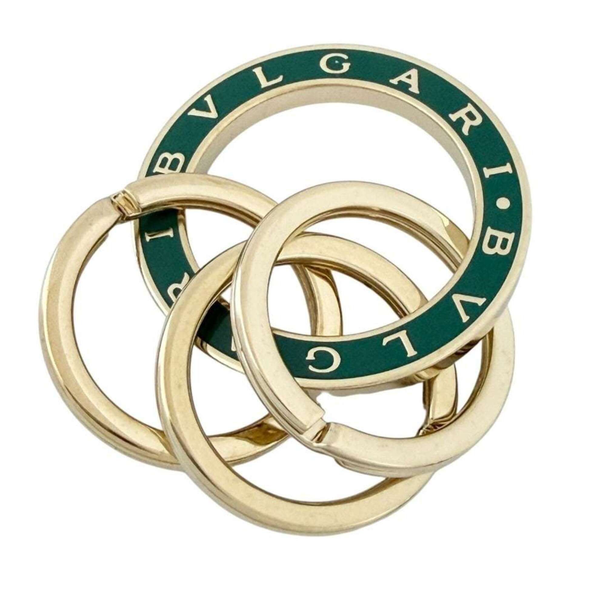 Bvlgari Bvlgari Men's & Women's Keyrings Keychains - Green Gold Size ONE SIZE - 1 Thumbnail
