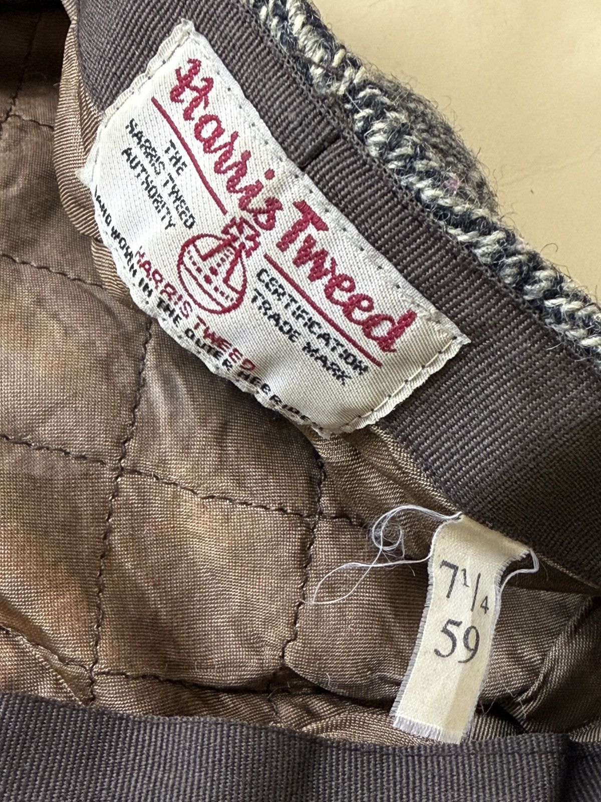 Harris Tweed Vintage harris tweed flat cap wool tweed Size ONE SIZE - 5 Thumbnail