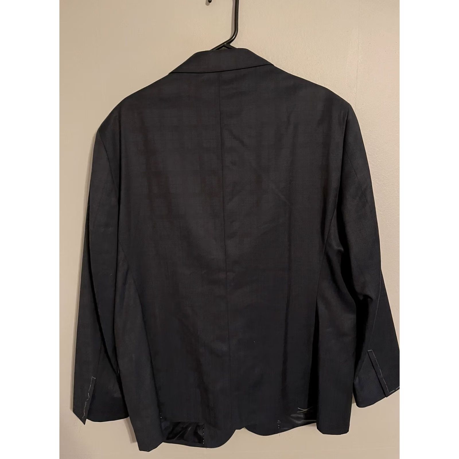Jos. A. Bank Jos A Bank Reserve Tailored Fit Reda Navy Suit Coat Jacket Blazer Men's 48R New Size 48R - 4 Thumbnail
