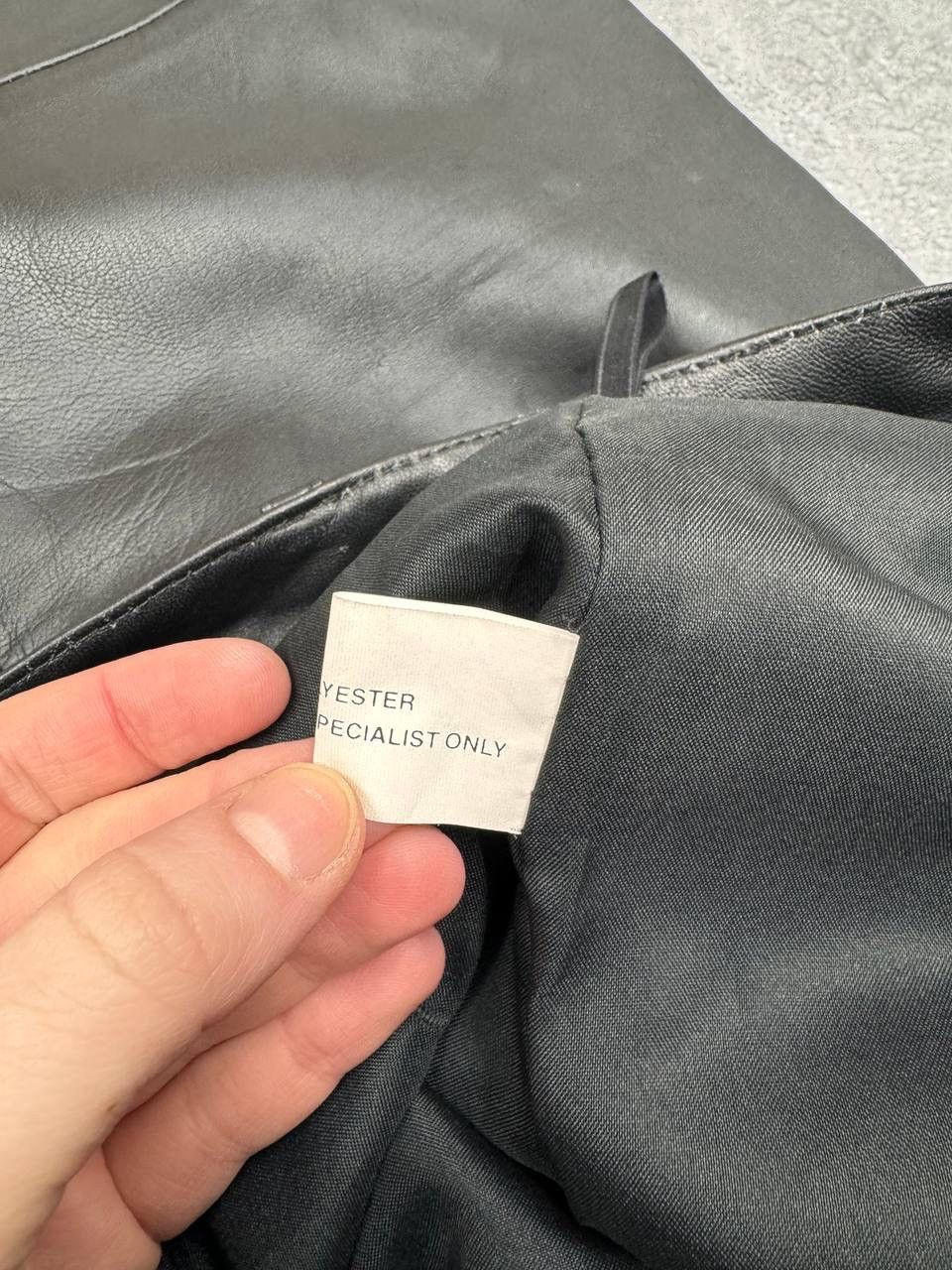 Genuine Leather Men's Black Genuine Leather Trousers Classic Size S Size US 32 / EU 48 - 6 Thumbnail