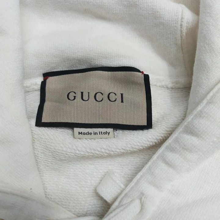 Gucci Gucci Gucci SS23 Striped Logo Embroidered Hoodie -2506 Size US XXL / EU 58 / 5 - 2 Thumbnail
