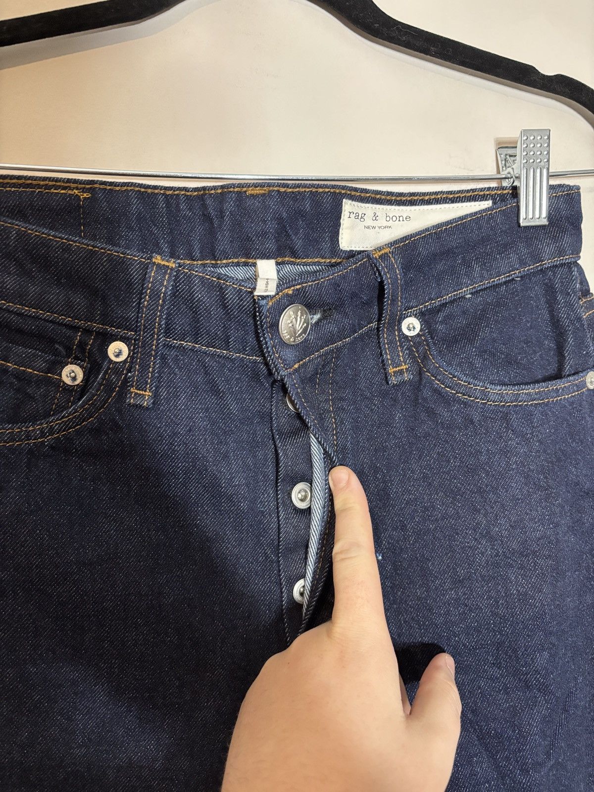 Rag & Bone Rag & Bone Alex High Rise Straight Jeans Size 26 Size 28" / US 6 / IT 42 - 9 Thumbnail