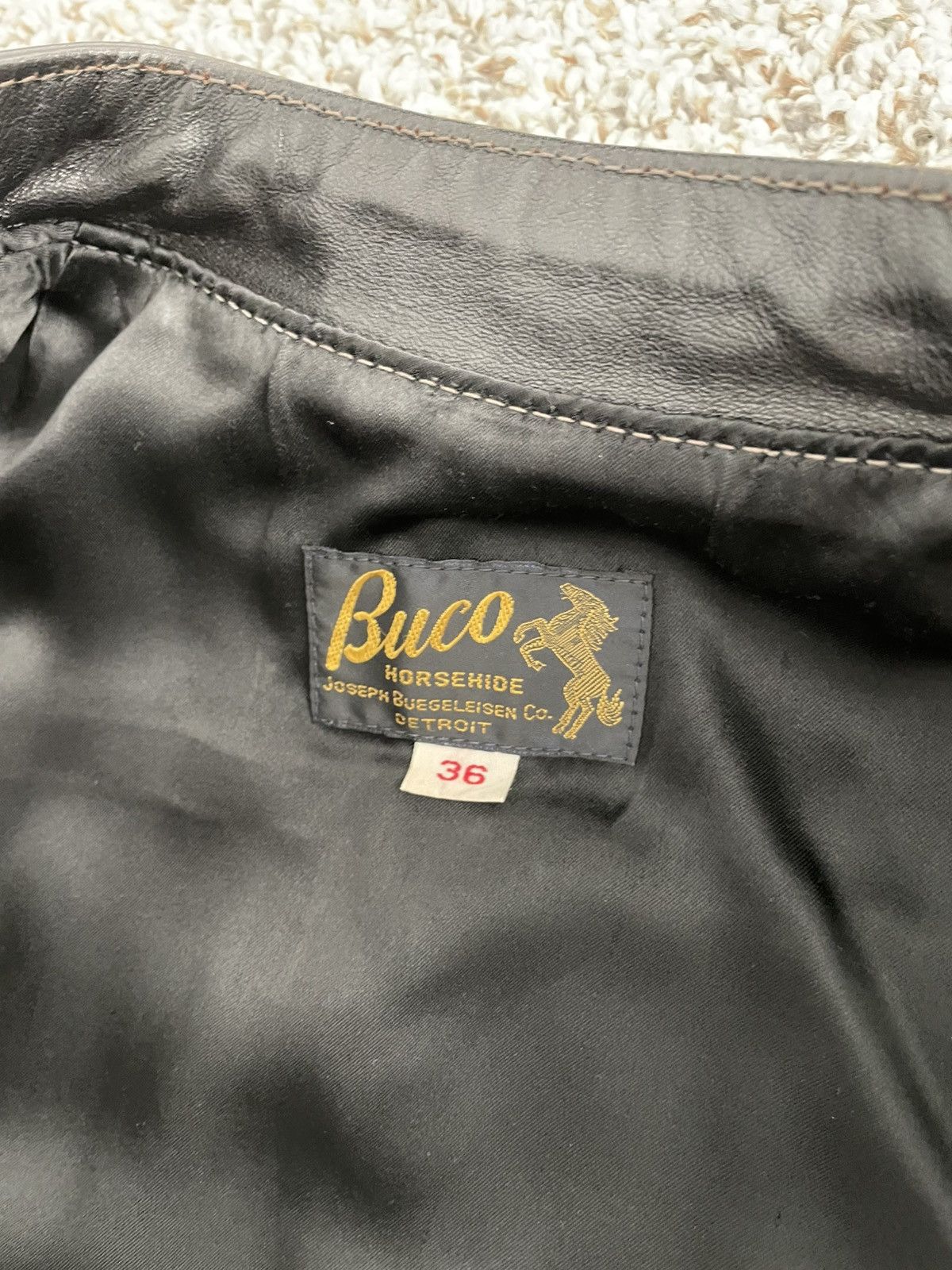 The Real McCoy's The Real McCoy's BUCO J100 Shinki Horsehide Leather Jacket36 Size US S / EU 44-46 / 1 - 8 Thumbnail