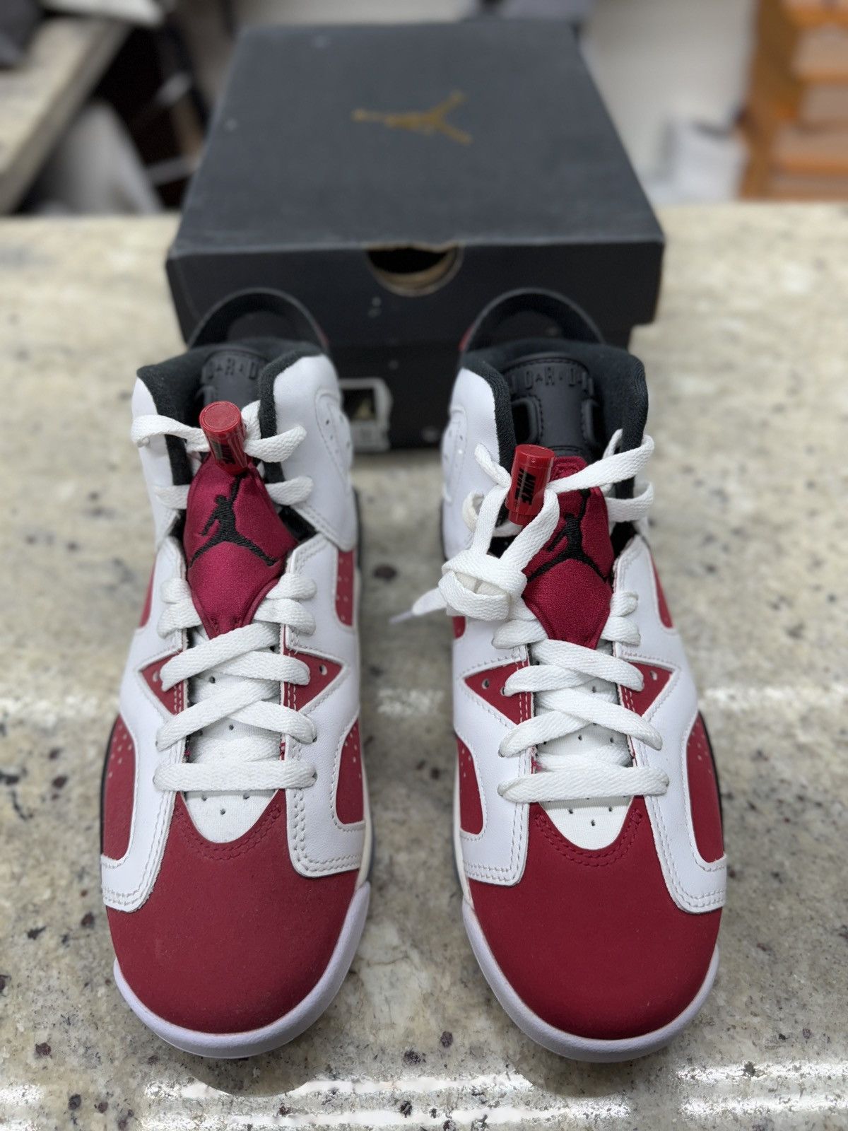 Jordan Brand × Nike Air Jordan Carmine 6s Size US 6 / EU 39 - 3 Thumbnail