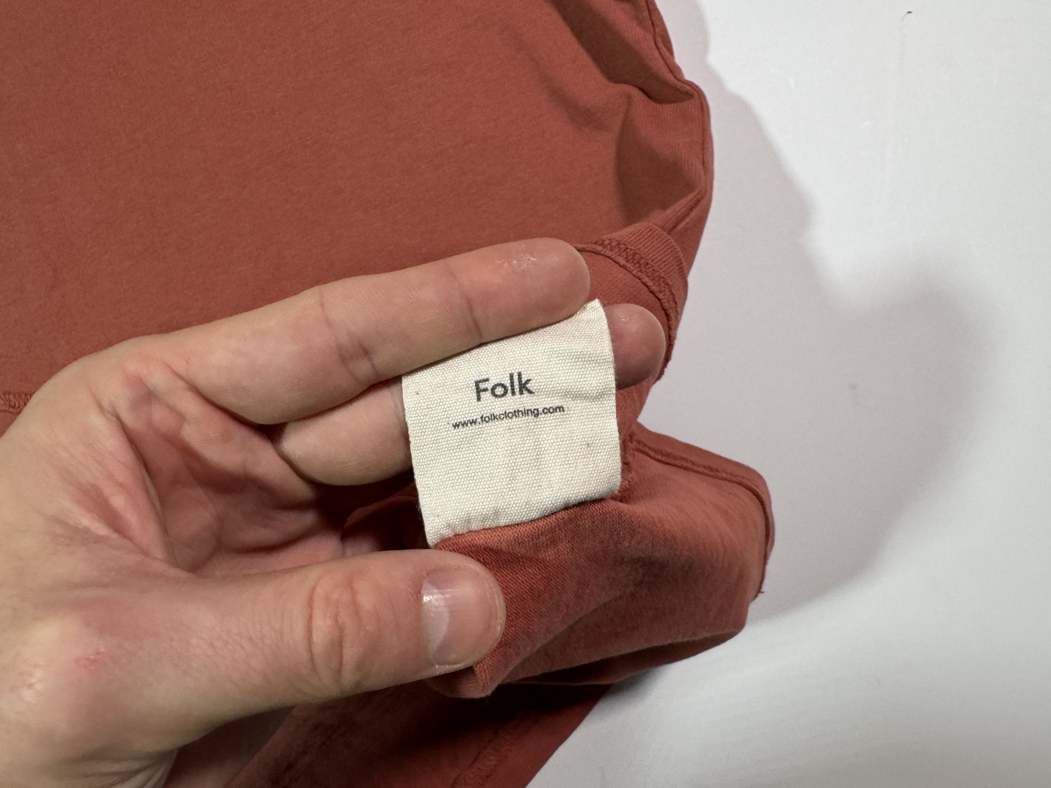 Folk Folk Basic T-shirt Brick Red Tee Size 4 Size US M / EU 48-50 / 2 - 4 Thumbnail