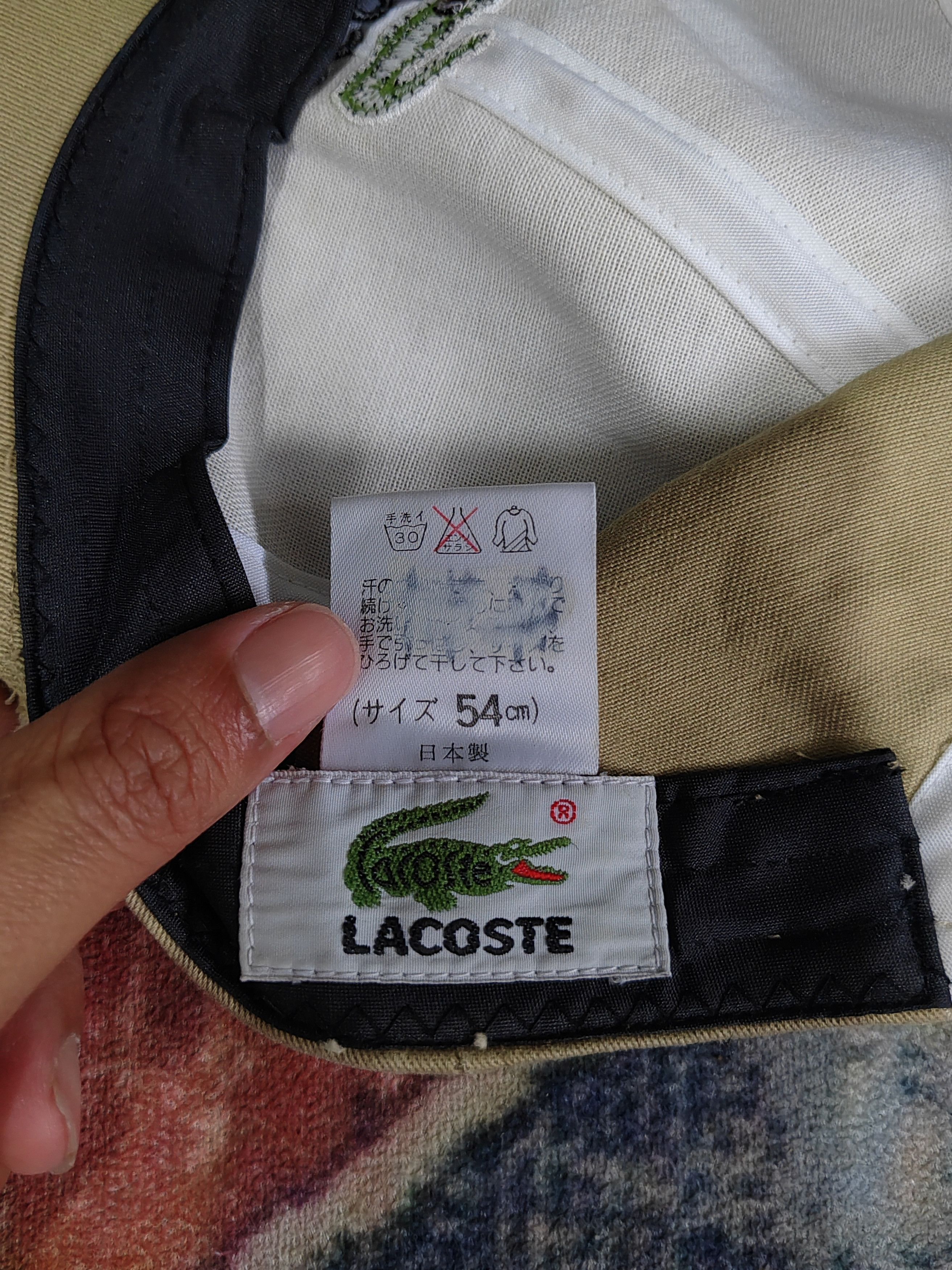 Lacoste Vintage Lacoste Cap Hat (Small Size) Size ONE SIZE - 6 Thumbnail