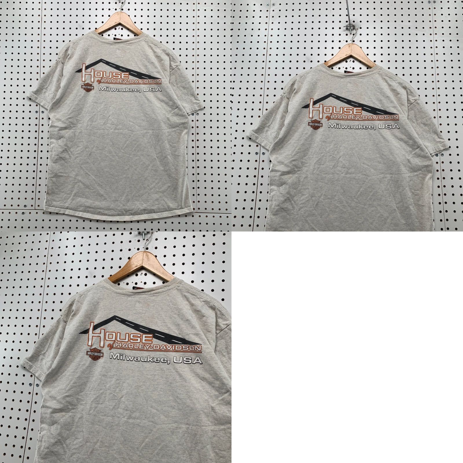 Harley Davidson Harley-Davidson T Shirt Mens Large Gray Milwaukee Bound Distressed Vintage Shirt Size US L / EU 52-54 / 3 - 10 Thumbnail