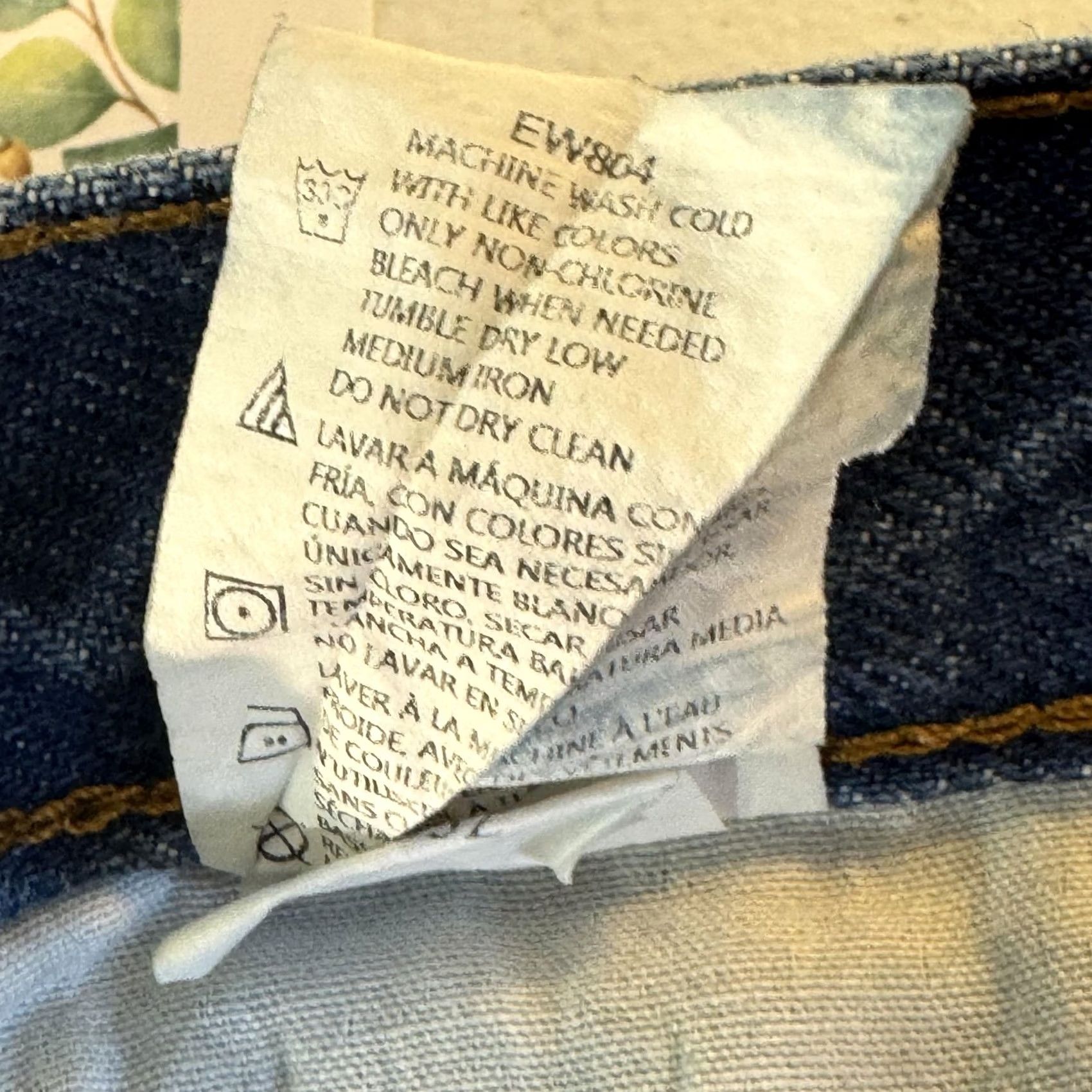 Dickies Dickies Jeans Mens 36x30 Blue Straight Leg Workwear 5-Pocket 100% Cotton Denim Size US 36 / EU 52 - 5 Thumbnail