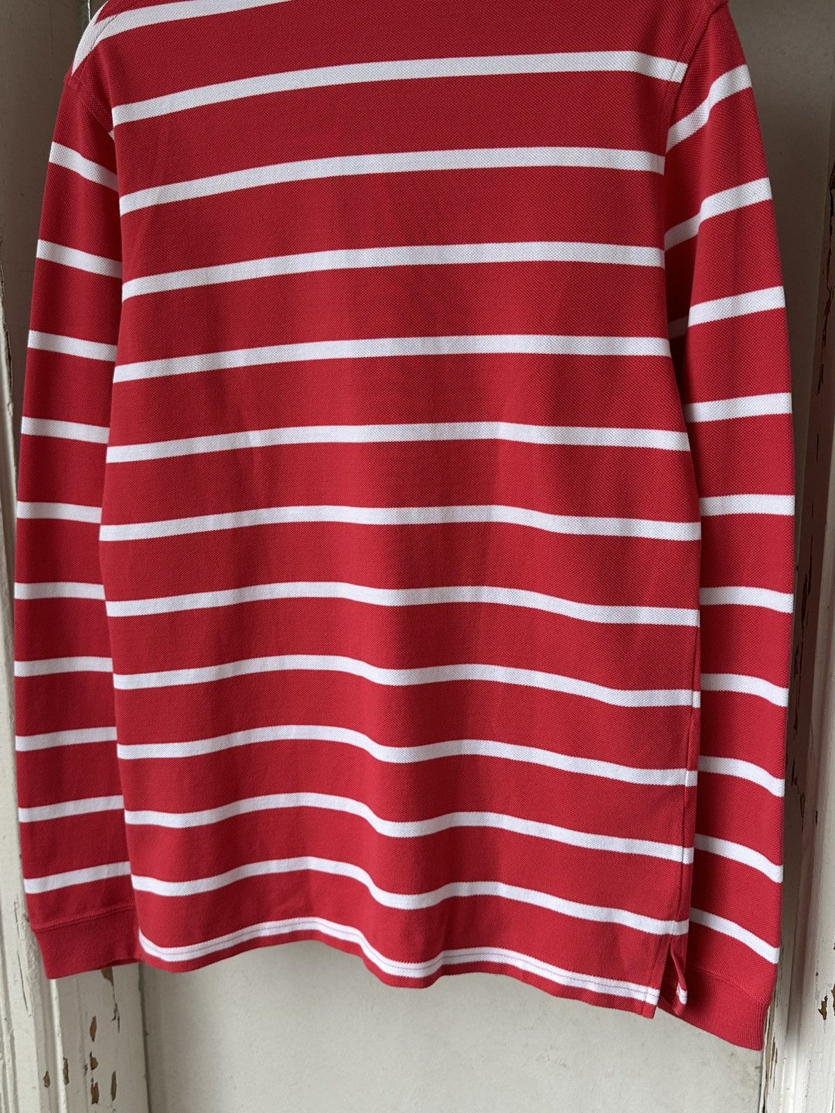 Lacoste Vintage Lacoste Stripped Long Sleeve Polo Size US M / EU 48-50 / 2 - 7 Thumbnail