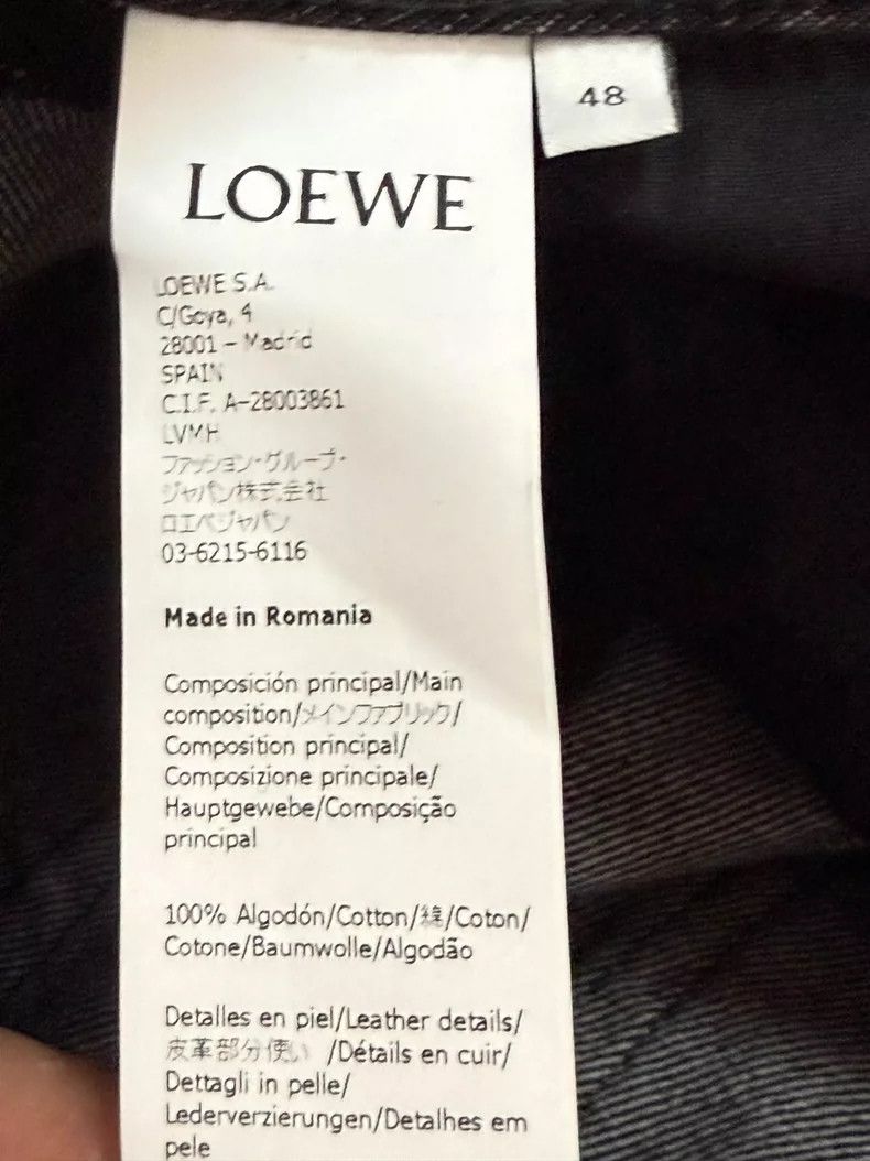 Loewe Loewe size 48 Black and gray jeans Size US 32 / EU 48 - 7 Thumbnail